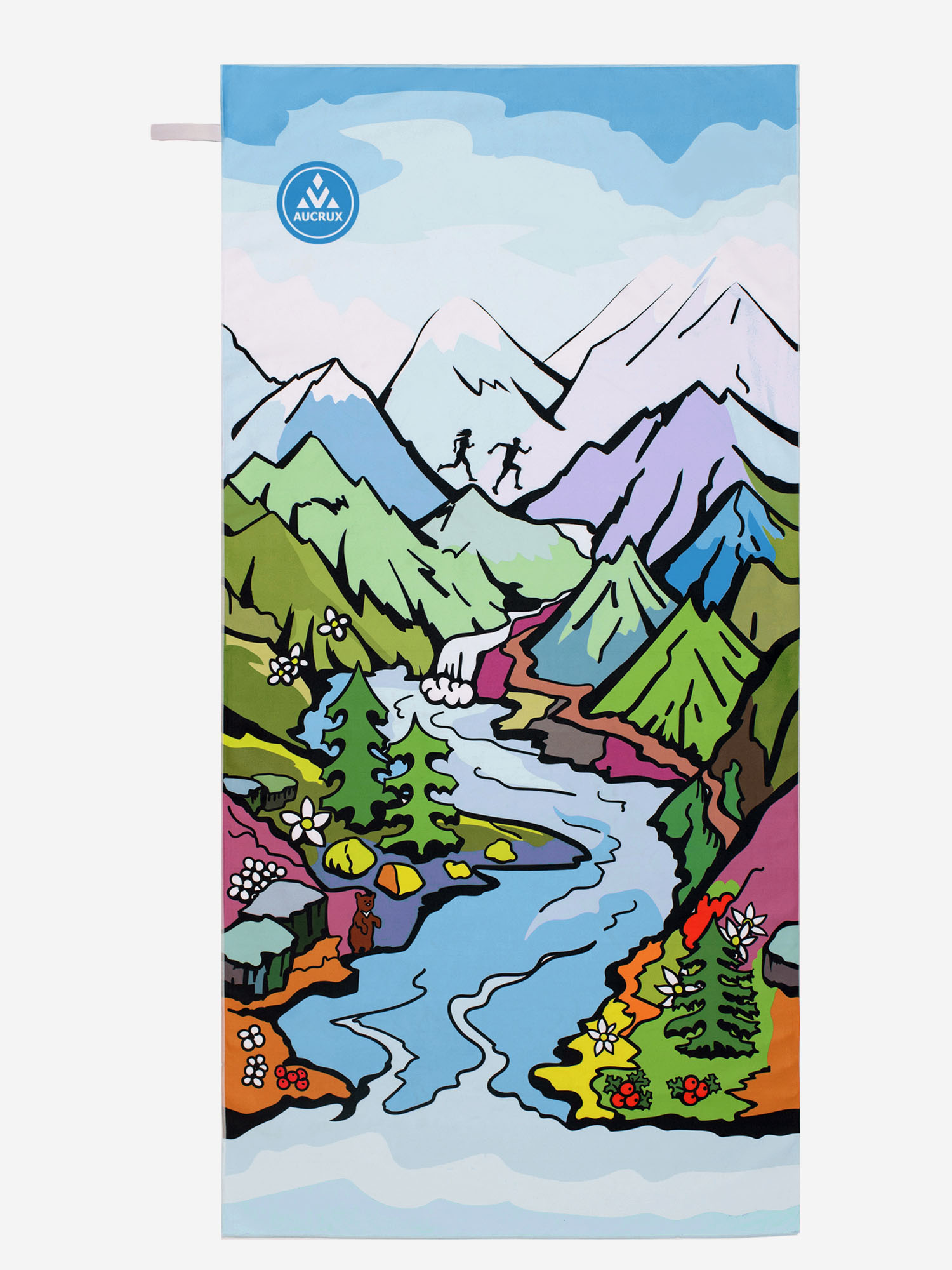 Полотенце спортивное Aucrux 60TWL Голубой 1999₽