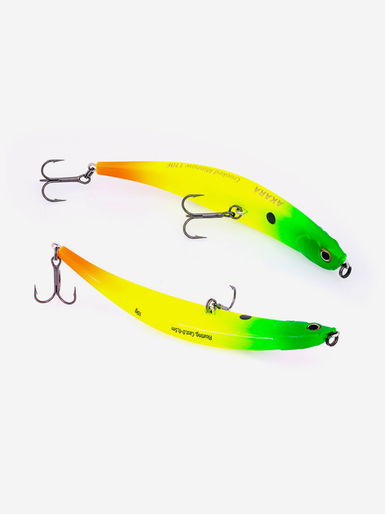 

Воблер Akara Crooked Minnow 110F 10 гр. (5/14 oz 4,3 in) A21, Мультицвет