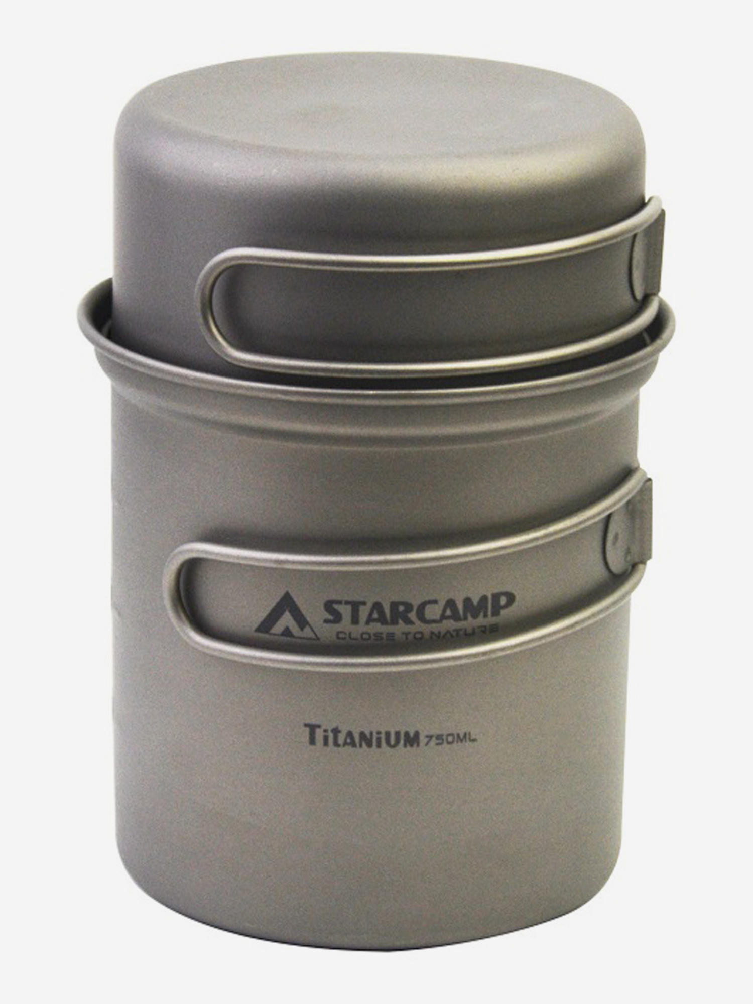 

Титановый набор посуды STARCAMP 750 мл, Серый