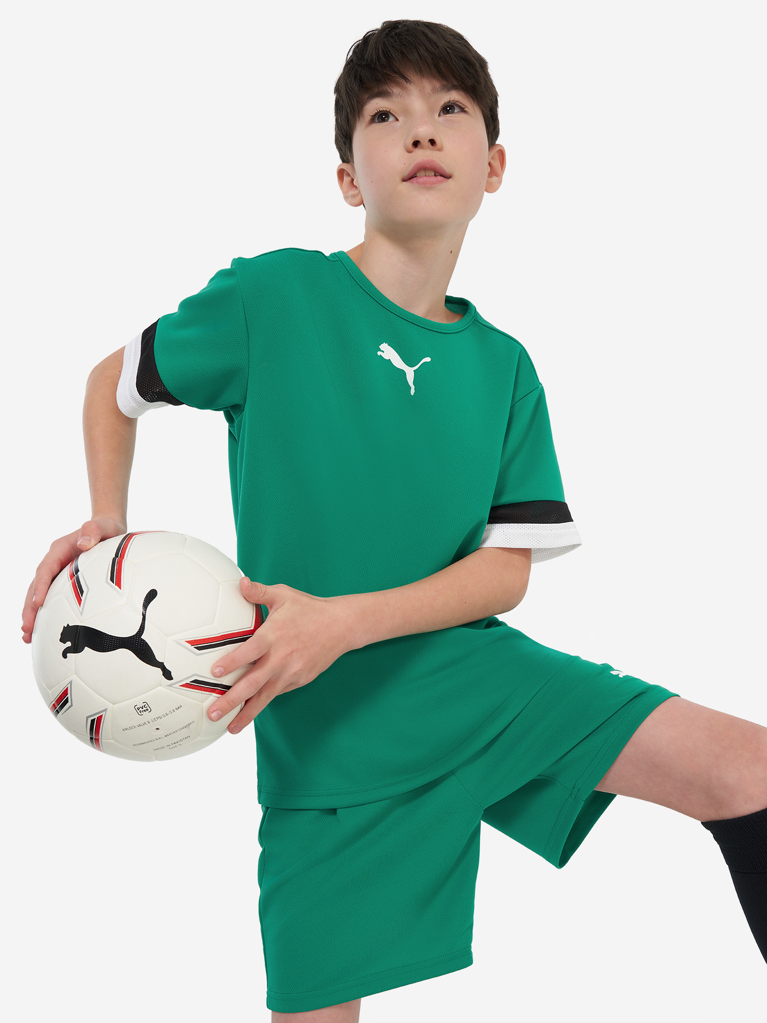 Изображение товара Футболка для мальчиков PUMA Teamrise, Зеленый