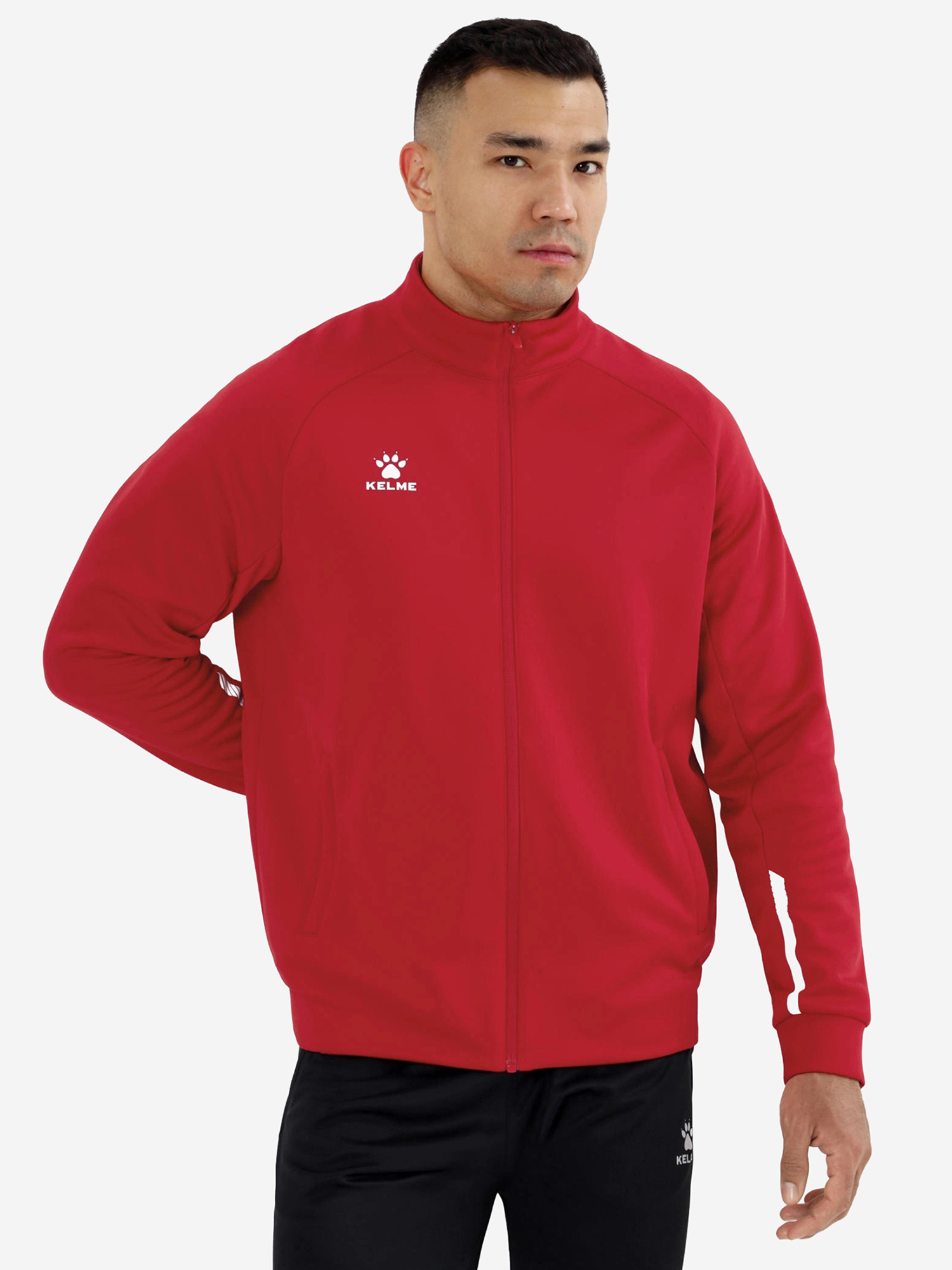Изображение товара Олимпийка мужская KELME Knitted Jacket (plus Fleece), Красный
