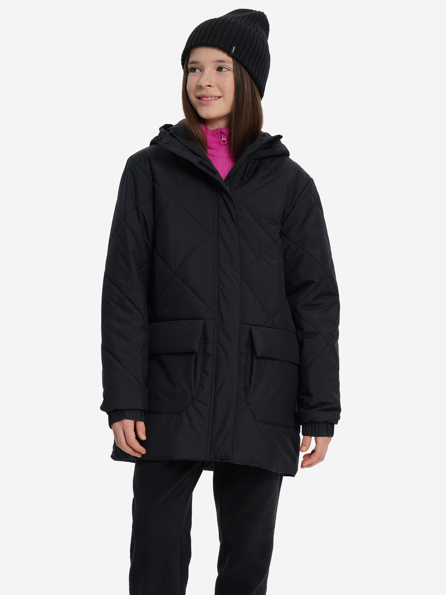 Изображение товара Детская утепленная зимняя куртка для девочек Outventure с ветро- и водоотталкивающими свойствами