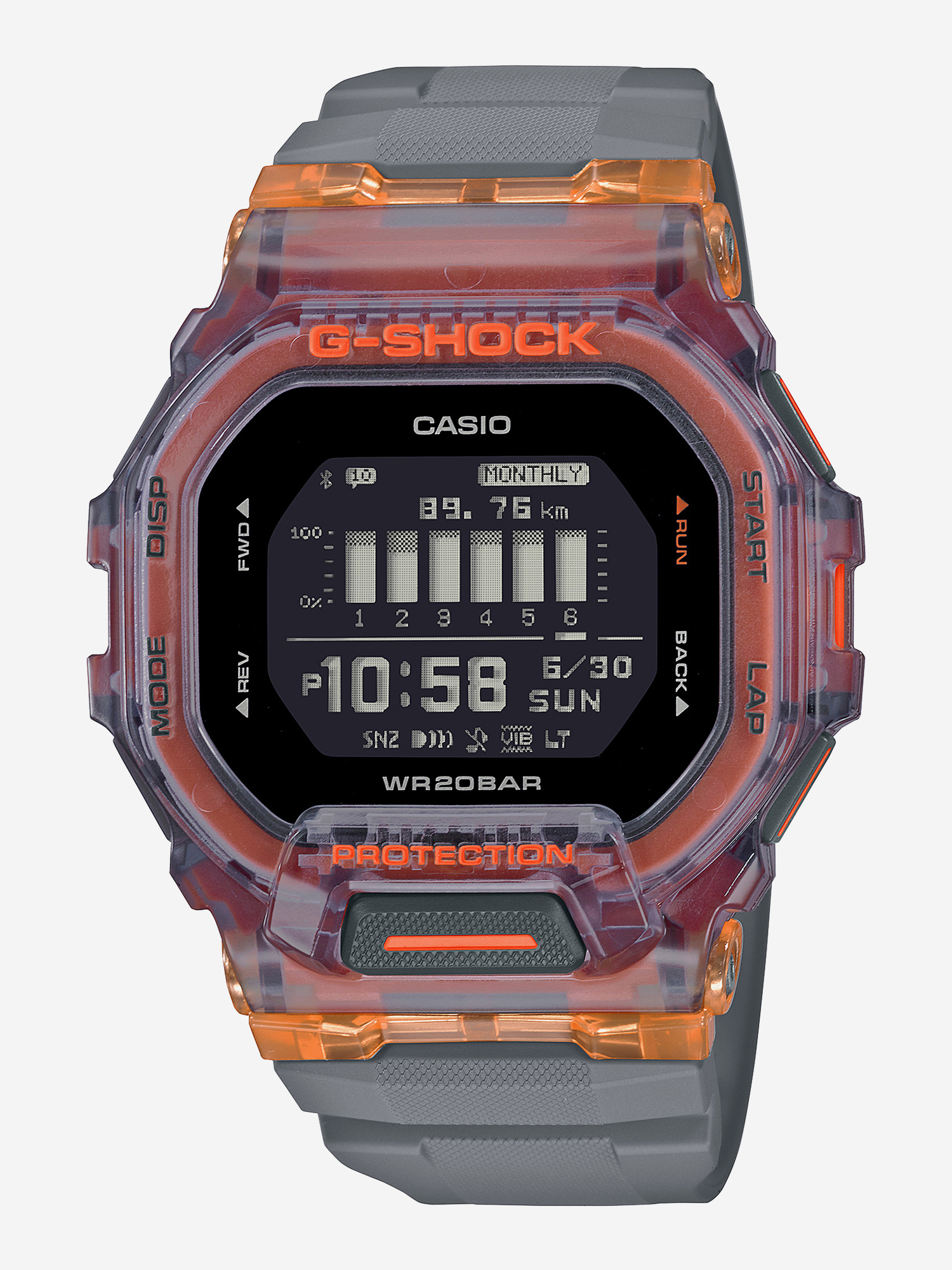 

Наручные часы Casio G-SHOCK GBD-200SM-1A5, Серый