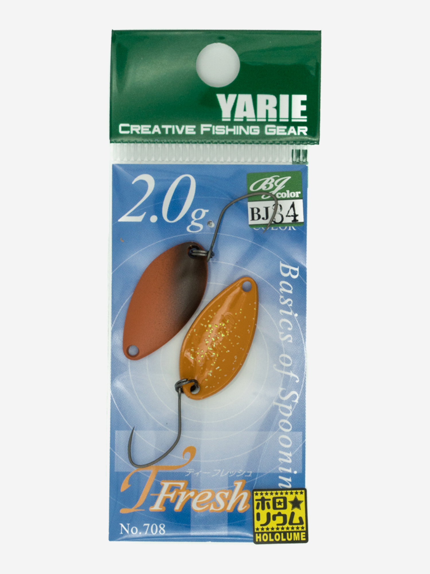 

Блесна YARIE №708 T-FRESH .0гр цвет BJ34, Мультицвет