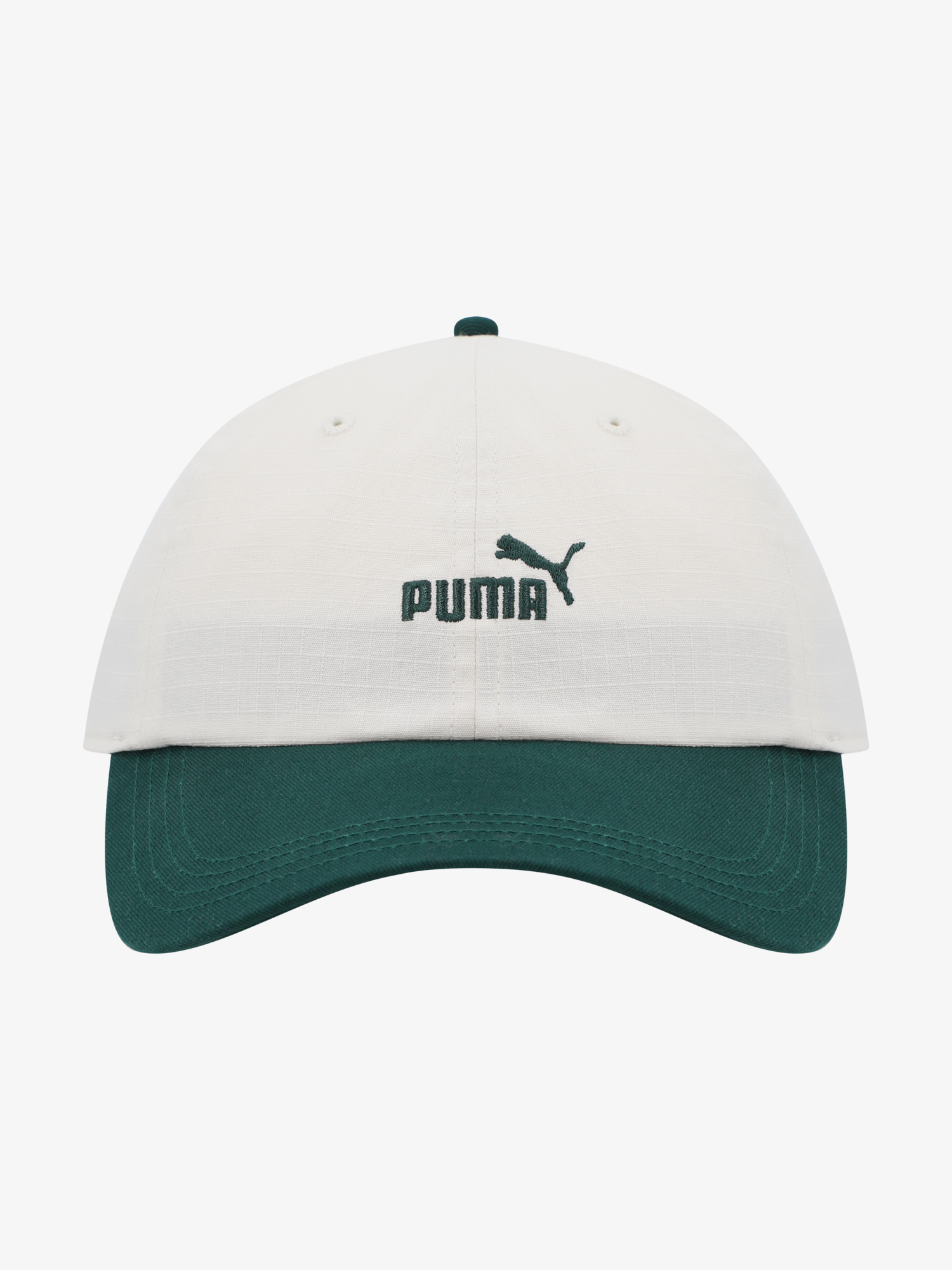 фото Бейсболка puma ess no 1 color block dad, бежевый