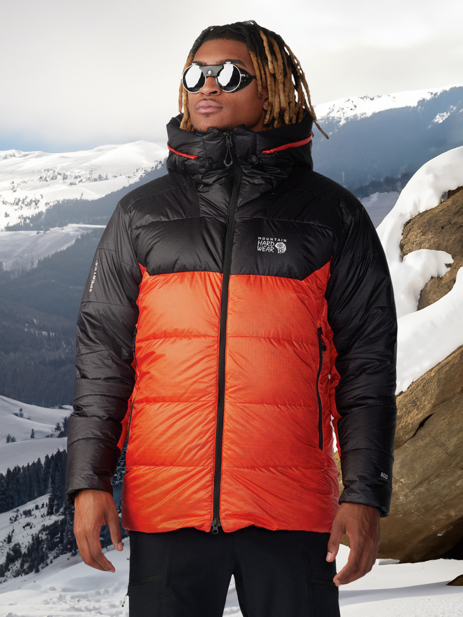 

Пуховик мужской Mountain Hardwear Phantom Belay, Оранжевый