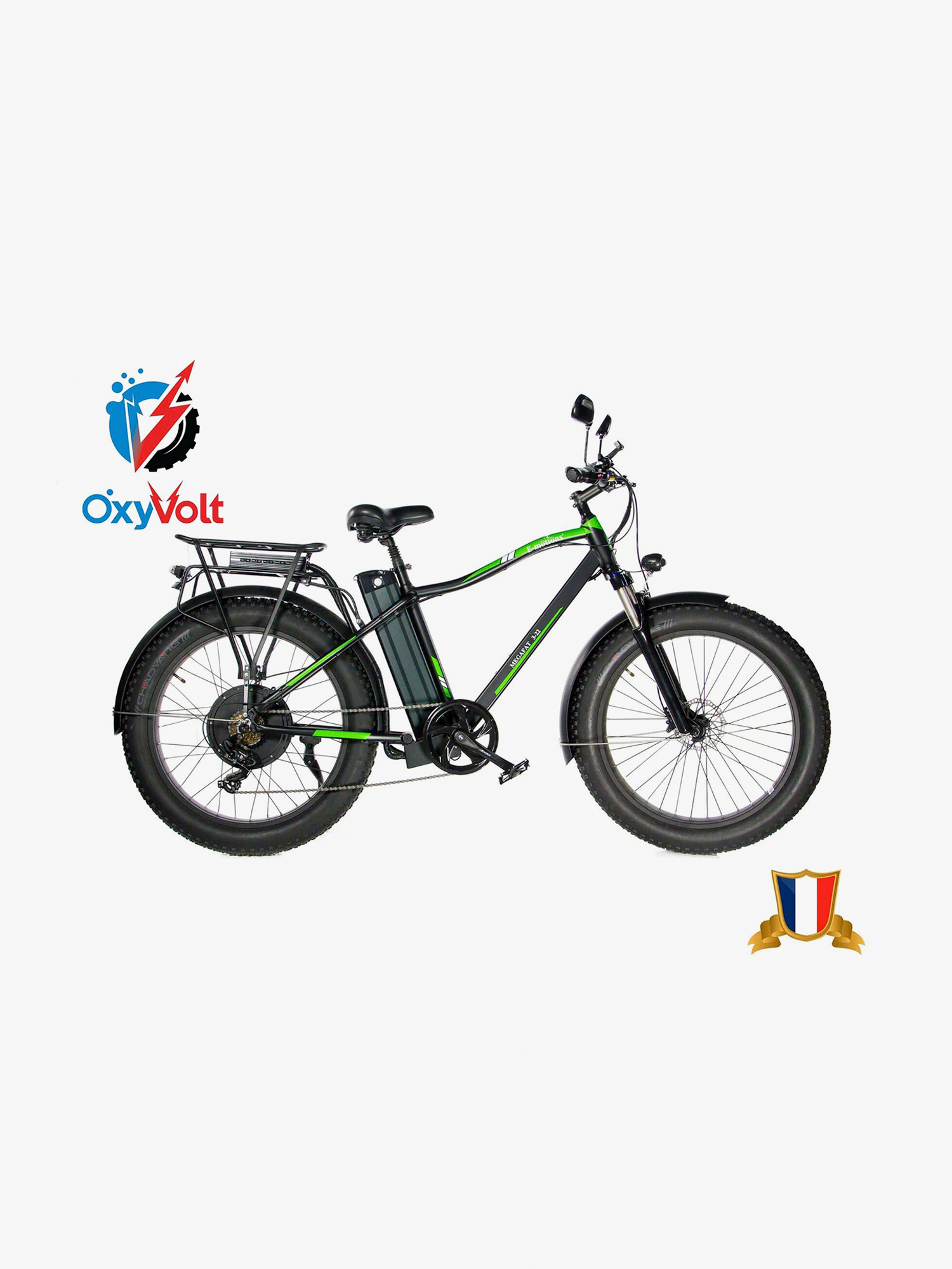 Изображение товара Электровелосипед OxyVolt MEGAFAT 3-22 2500W легкий и мощный для взрослых