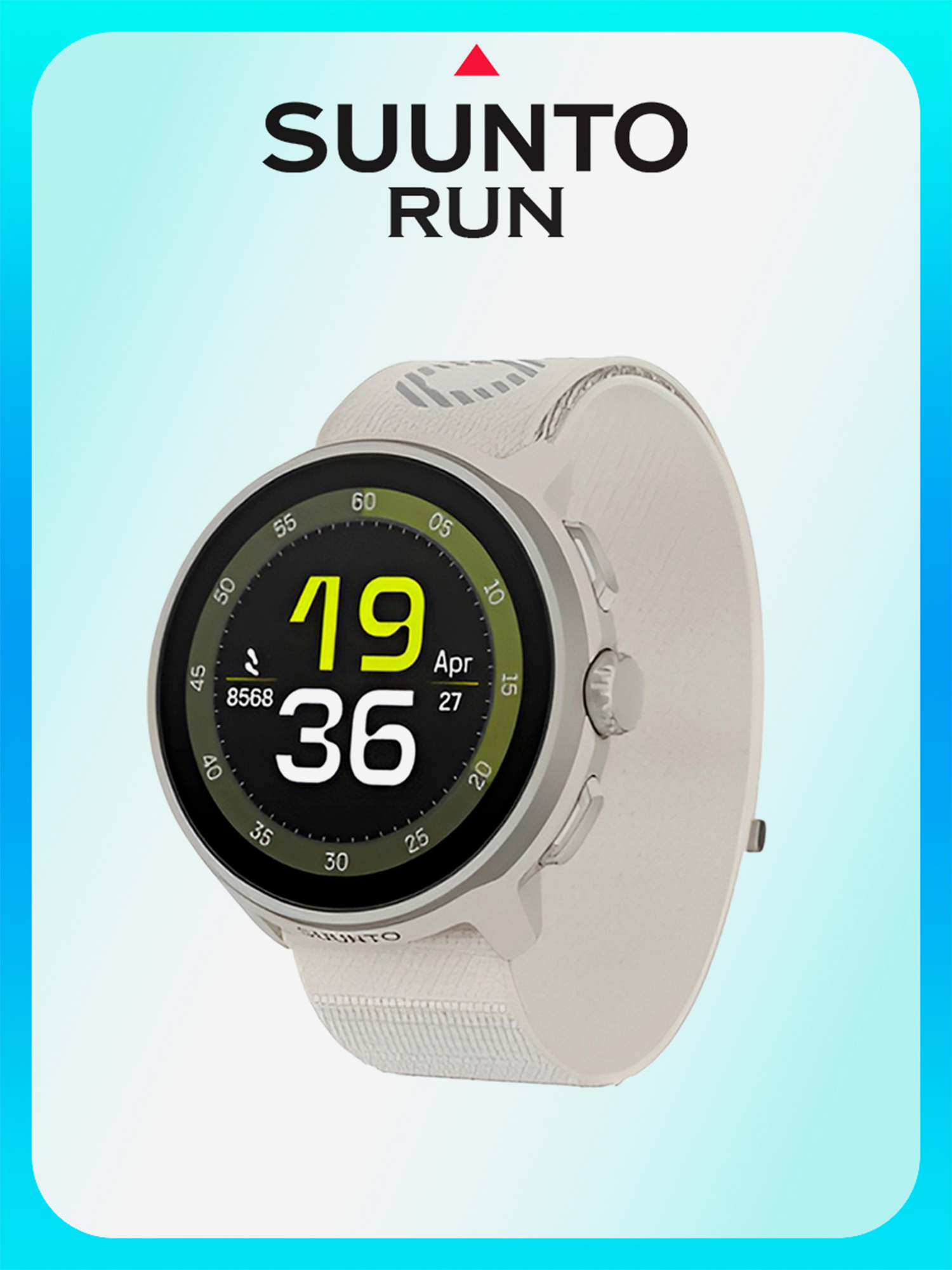 Изображение товара Suunto Run серые спортивные часы с текстильным ремешком и GPS AMOLED