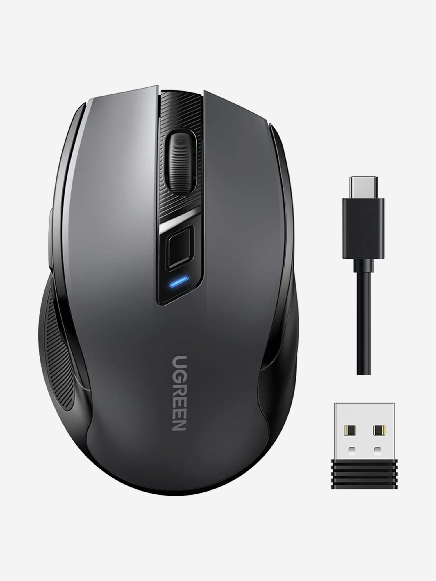 Изображение товара Игровая беспроводная мышь UGREEN MU006S с 4000 DPI и бесшумными кнопками Изображение товара Игровая беспроводная мышь UGREEN MU006S с 4000 DPI и бесшумными кнопками
