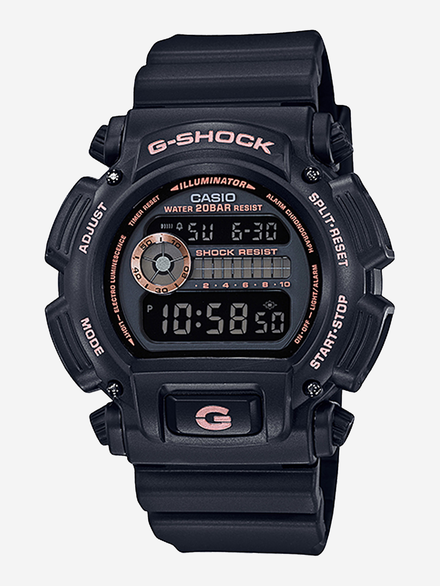 

Спортивные часы Casio DW-9052GBX-1A4, Черный