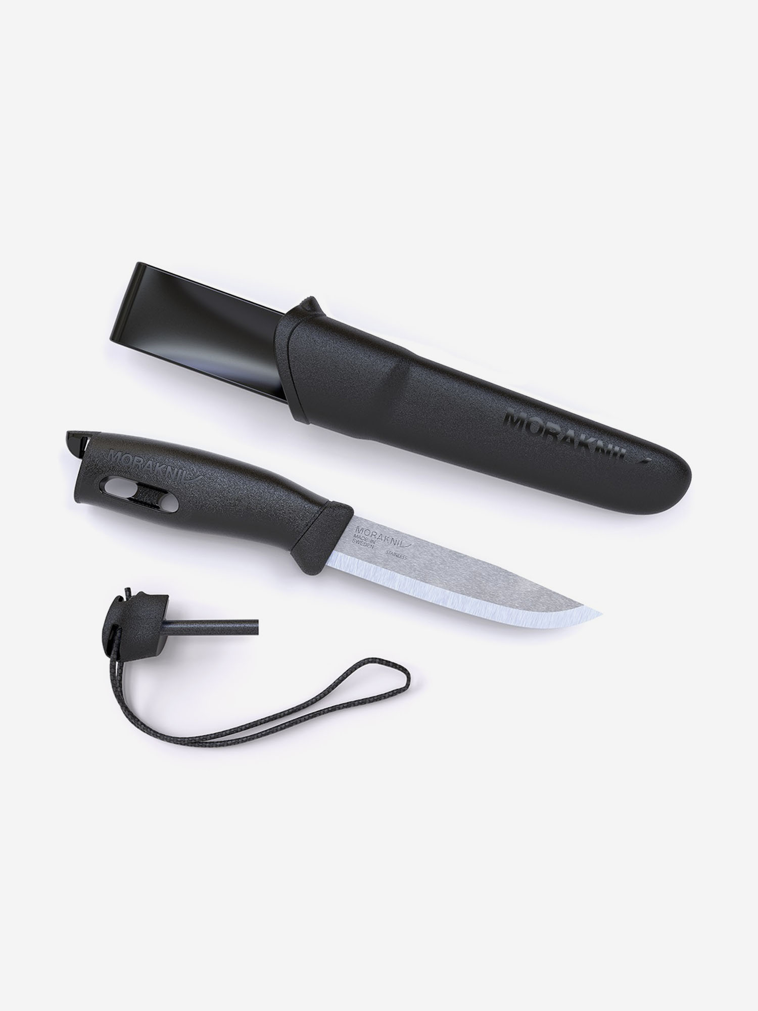 

Нож туристический Morakniv Companion Spark Black, 238 мм, Черный