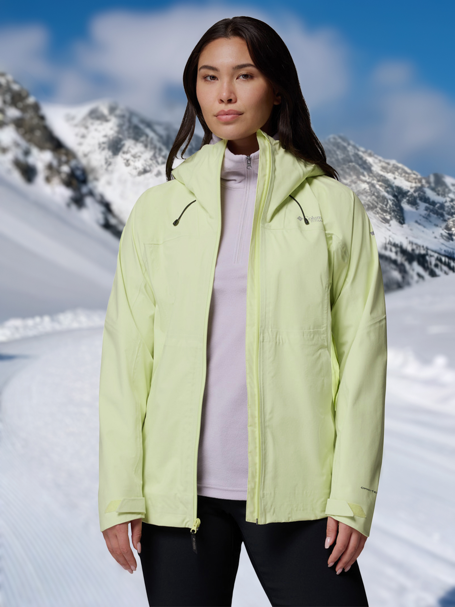 

Куртка софтшелл женская Columbia Northwest Explorer 3 L, Желтый