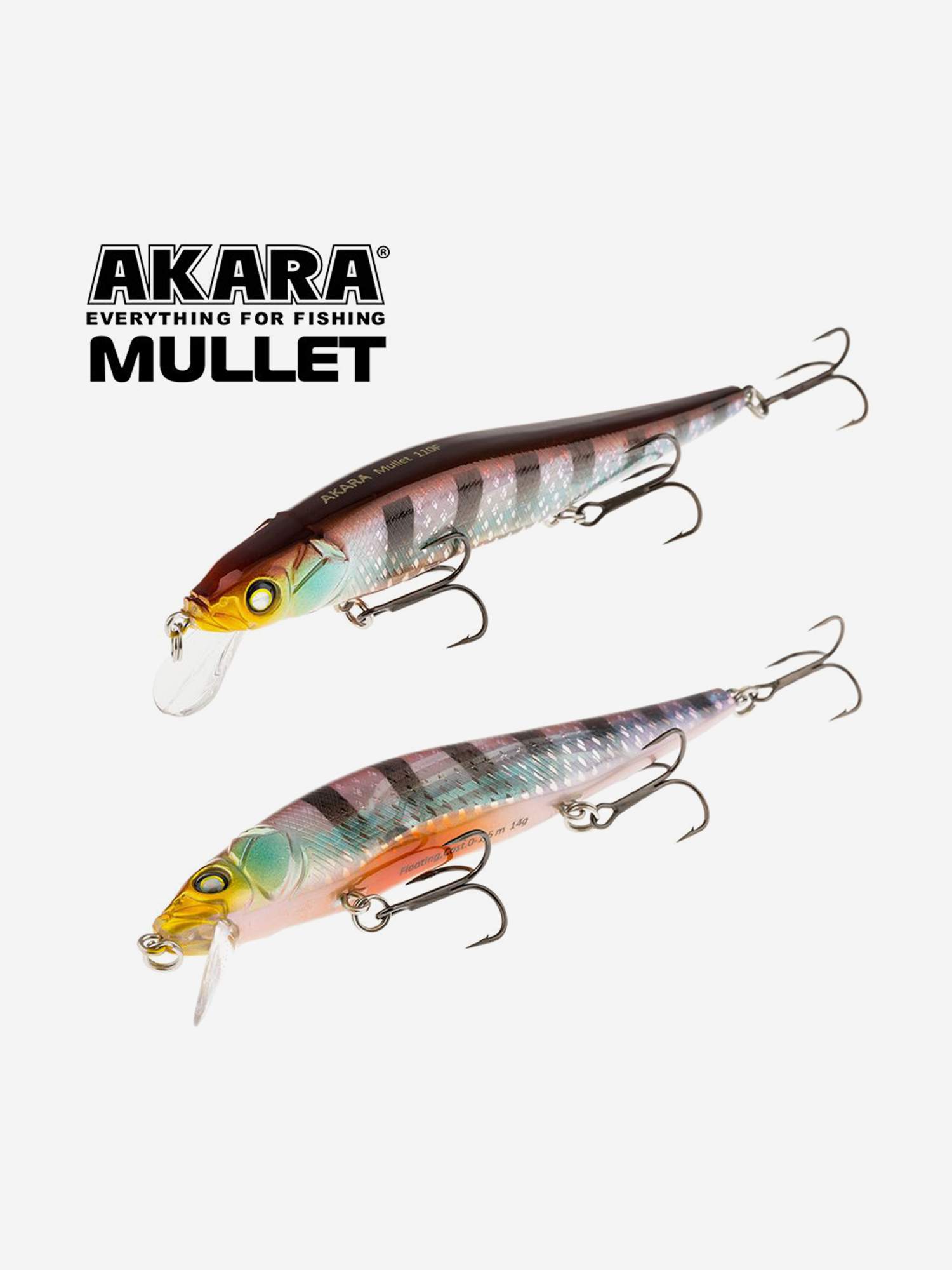 Изображение товара Воблер Akara Mullet 130F 23 гр. A209