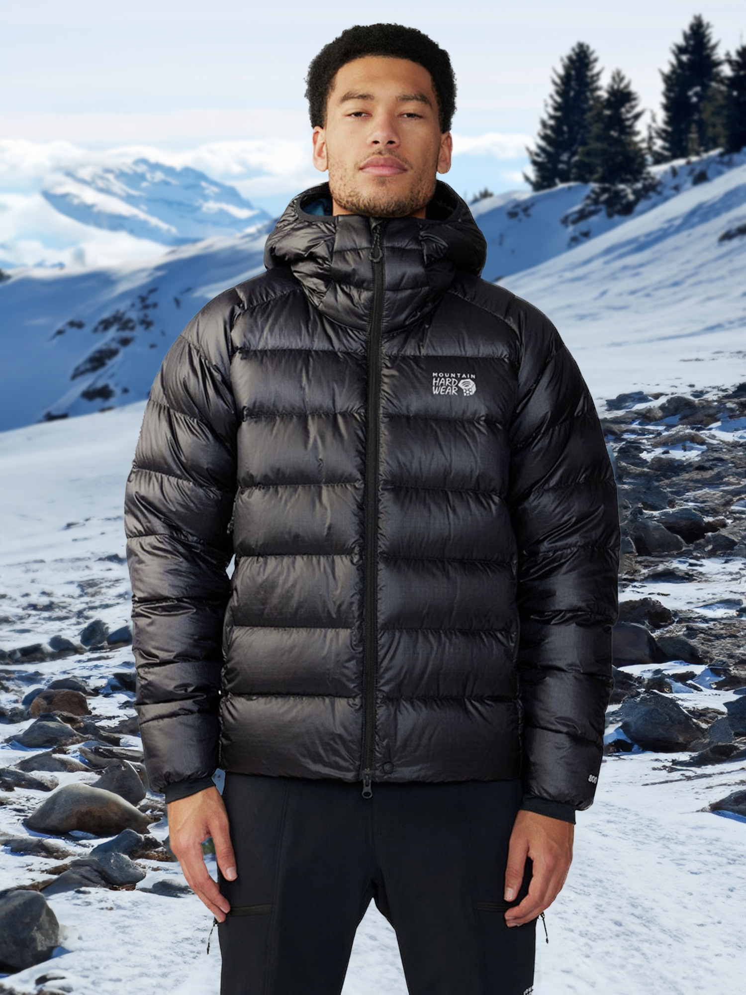

Пуховик мужской Mountain Hardwear Phantom Alpine, Черный