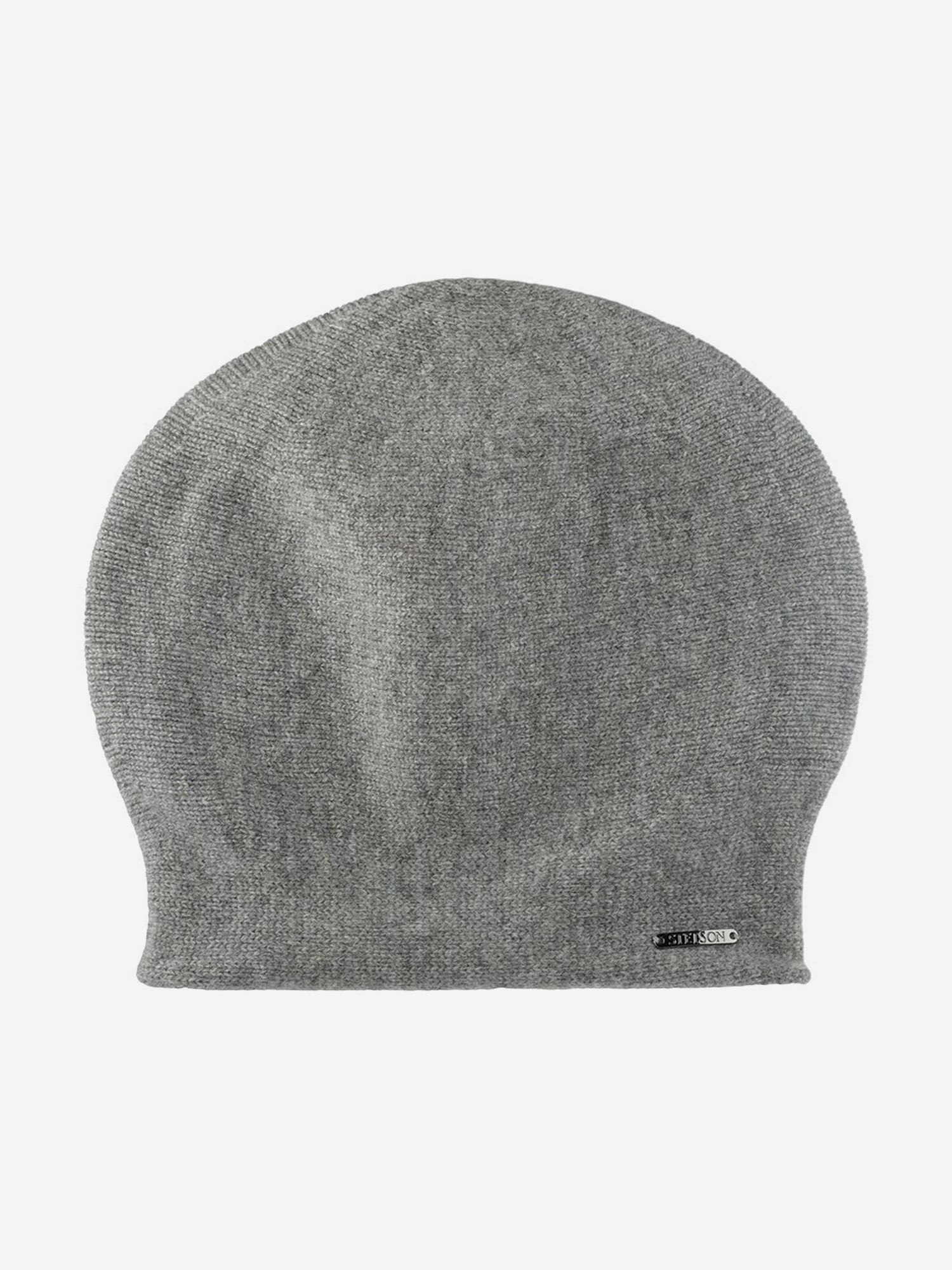 

Шапка без отворота STETSON 8699203 LONG BEANIE CASHMERE (серый), Серый