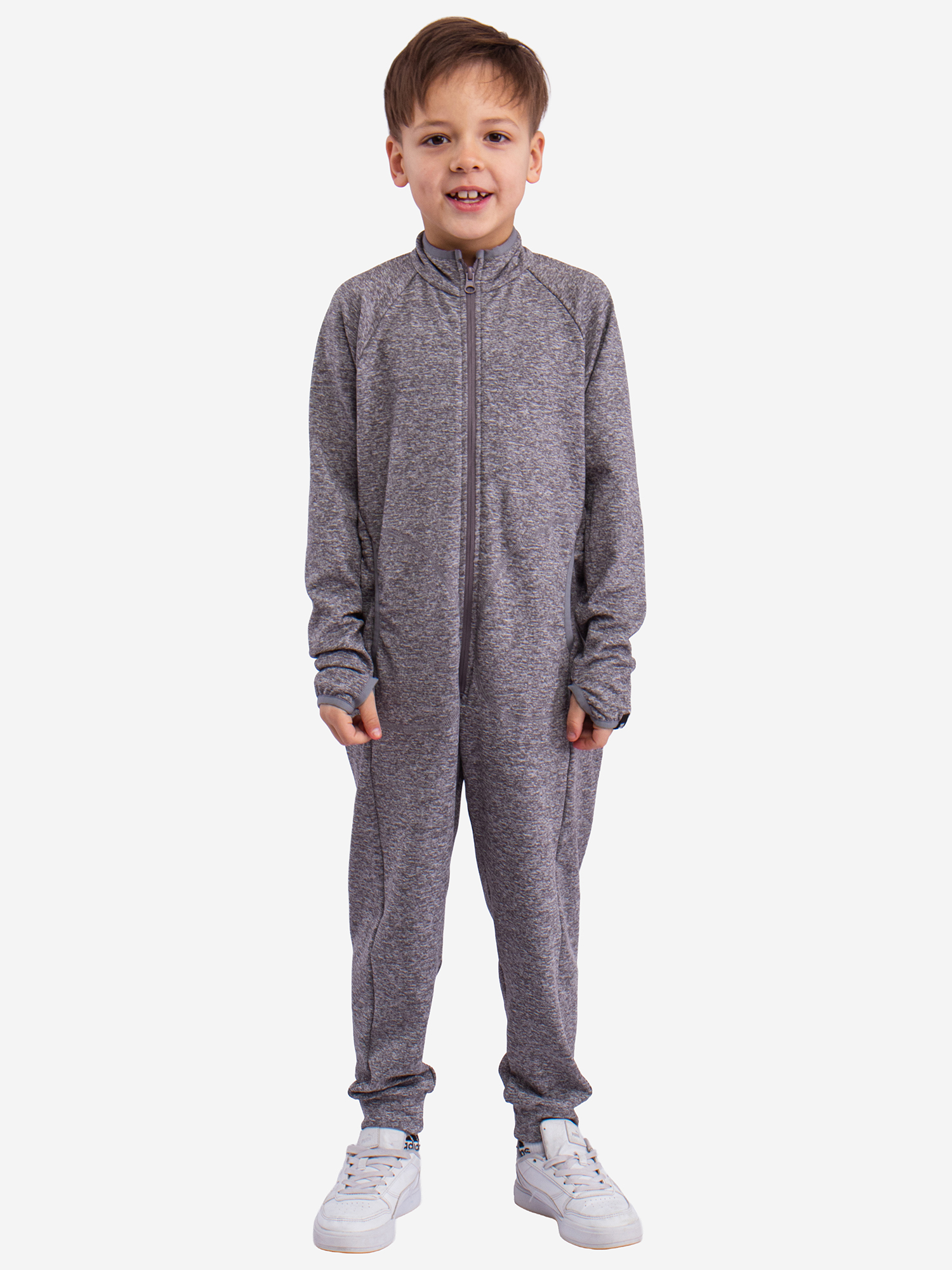 Изображение товара Комбинезон флисовый batik Макси серый, Серый