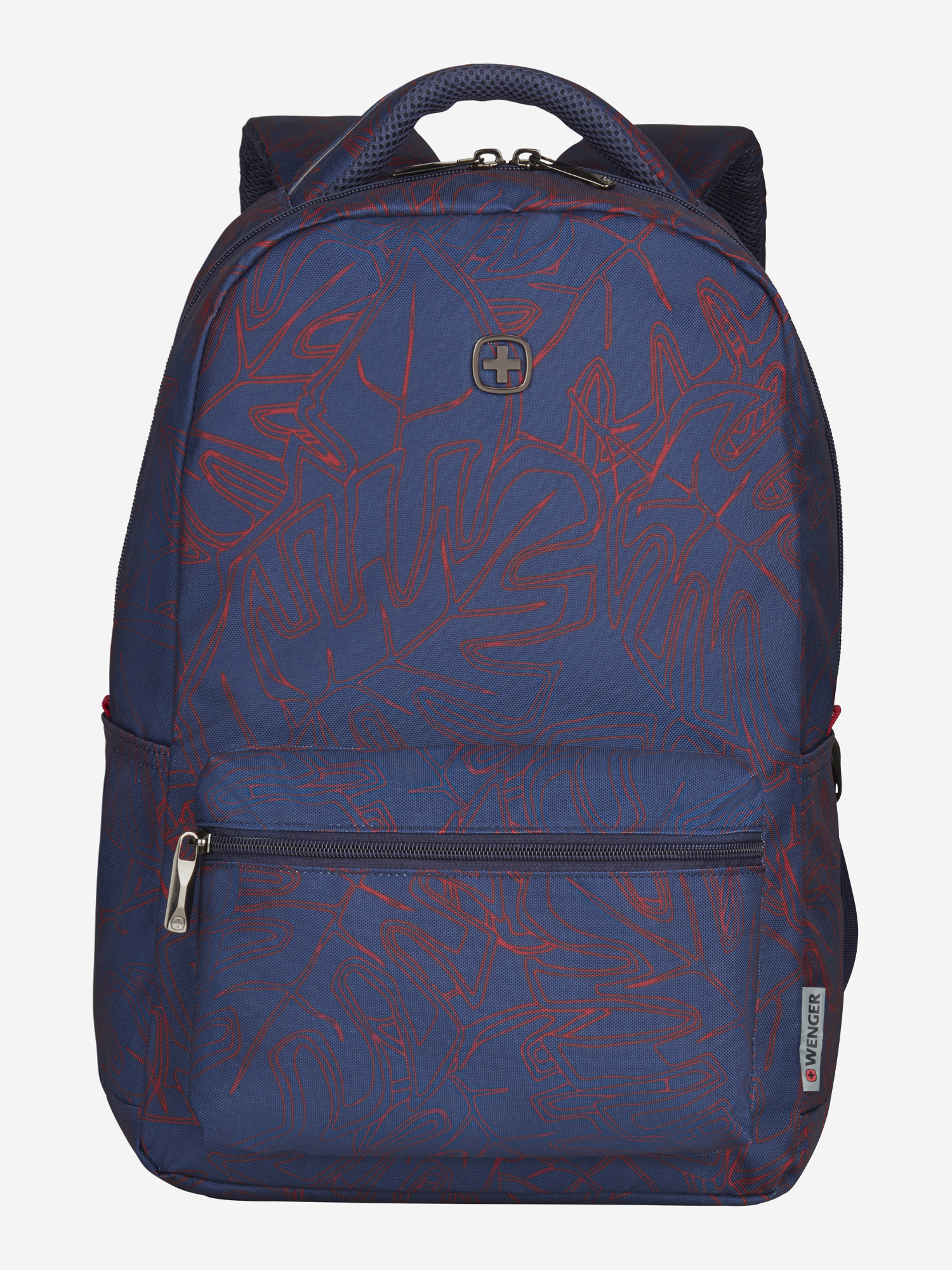 Изображение товара Рюкзак WENGER 16'', синий с рисунком, полиэстер, 36 x 25 x 45 см, 22 л