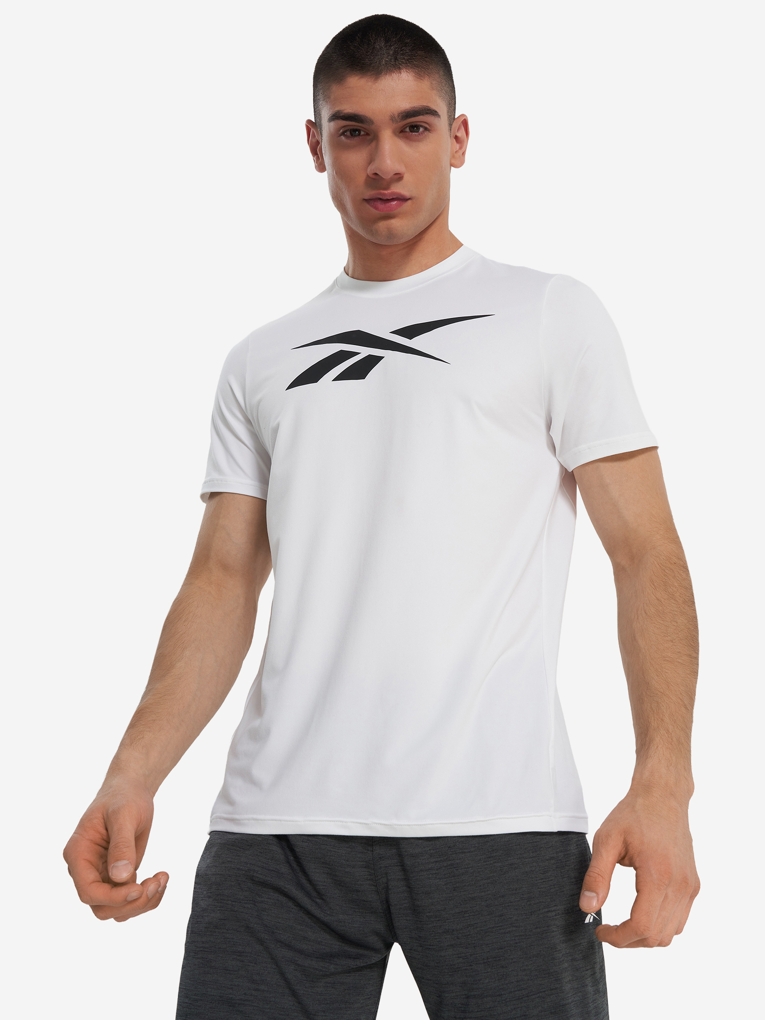 фото Футболка мужская reebok jimmy vector, белый