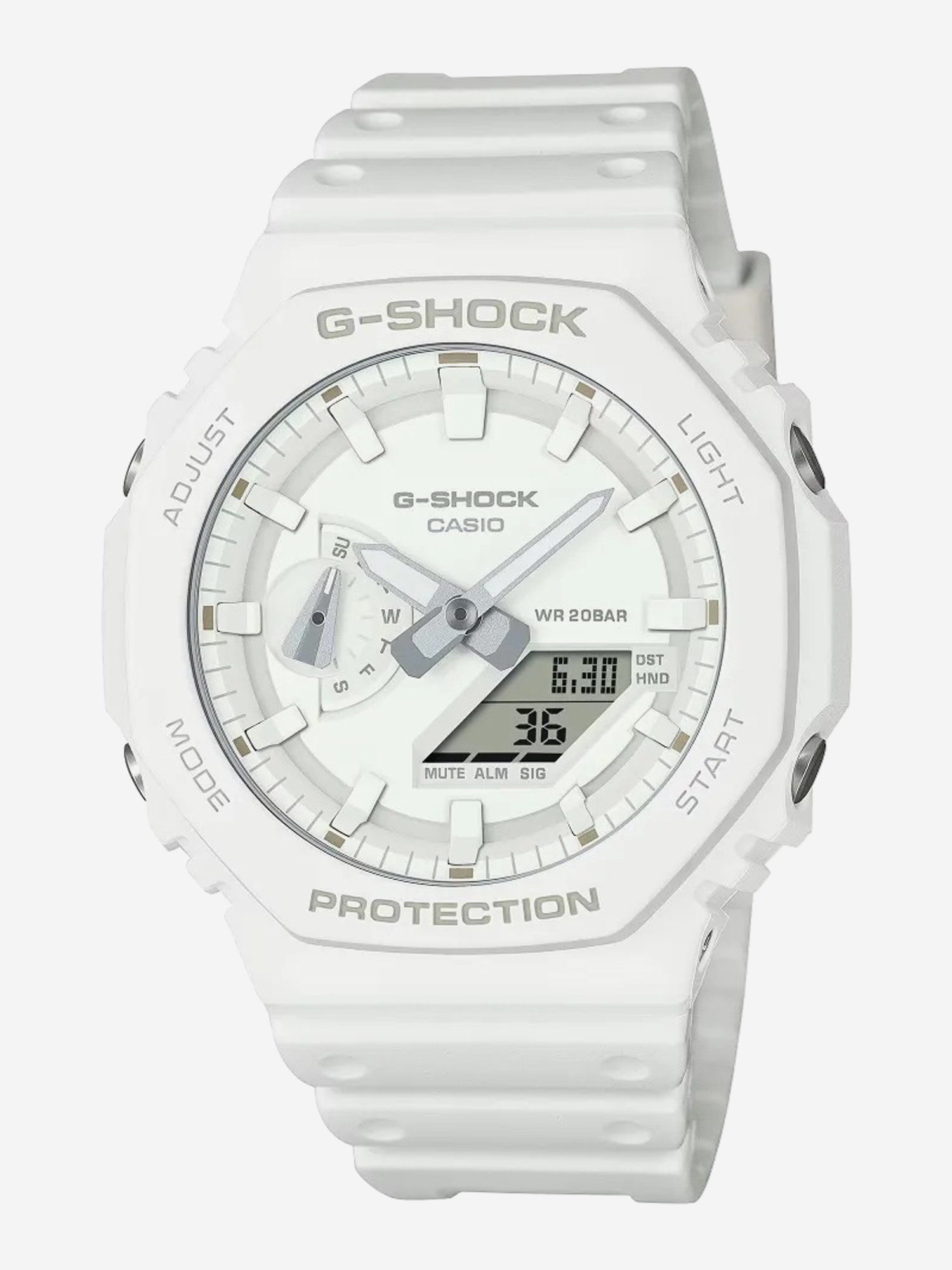 

Часы спортивные CASIO GA-2100-7A7, Белый