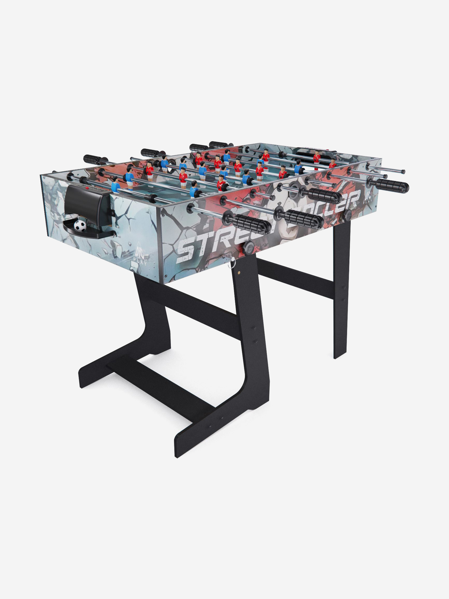 Настольные игры  Спортмастер Игровой стол - футбол DFC STREET SOCCER, Черный