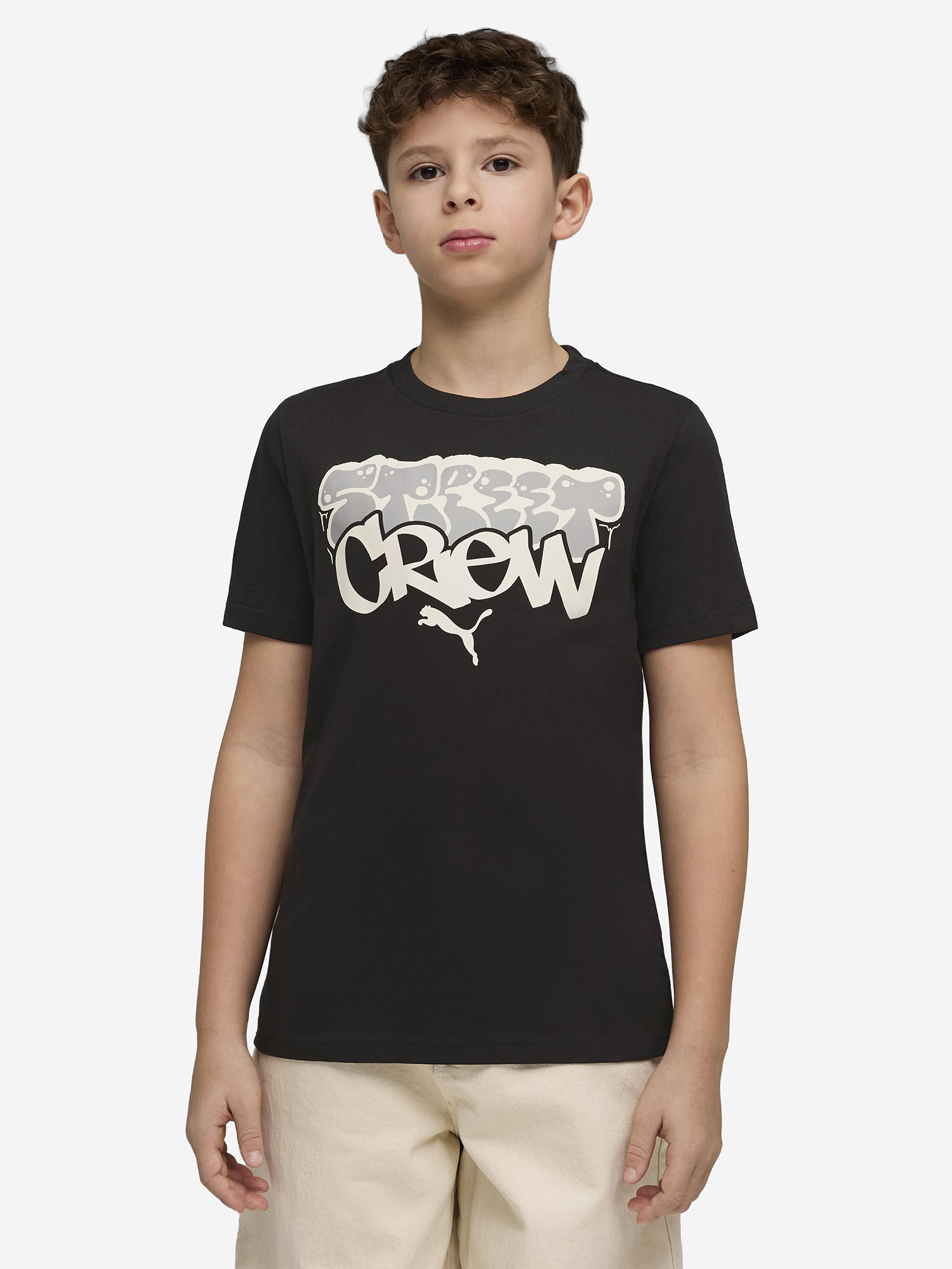 Изображение товара Футболка для мальчиков PUMA Mid90 S спортивный стиль натуральный хлопок