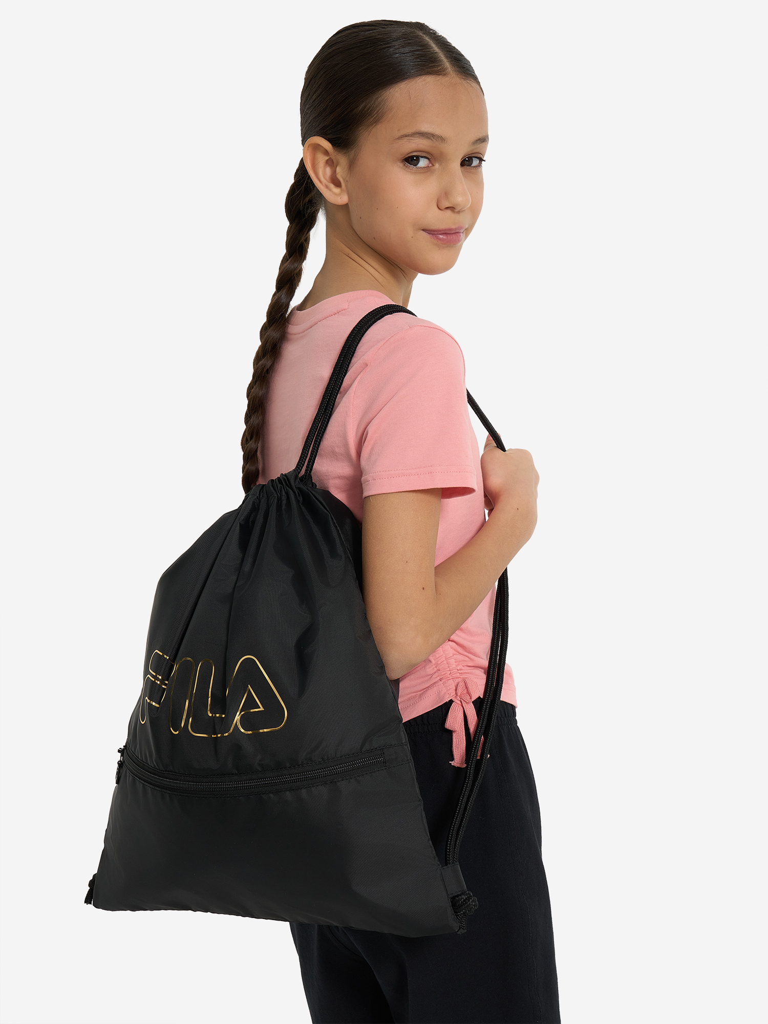 

Мешок для обуви для девочек FILA, Черный