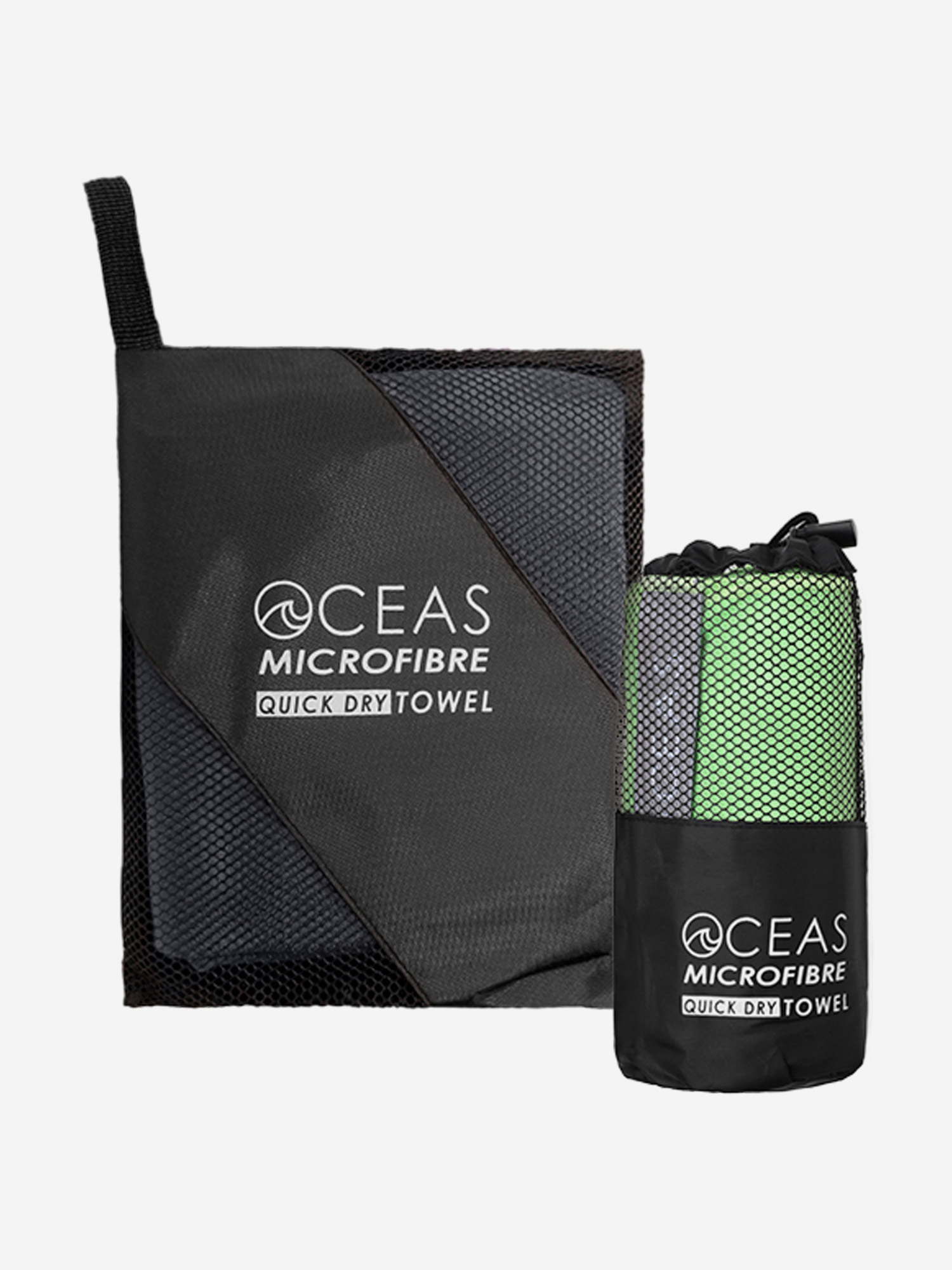 Набор спортивных полотенец из микрофибры OCEAS Серый 1220₽