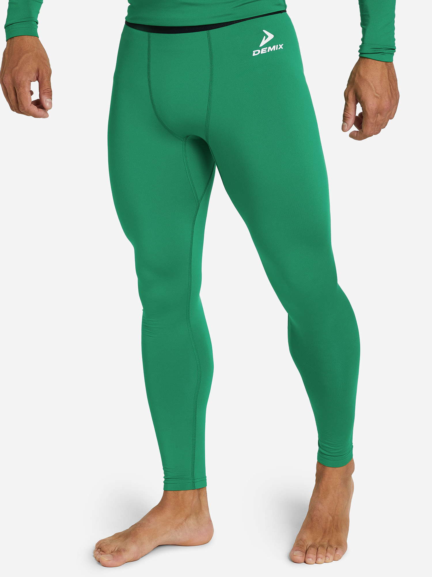 Тайтсы компрессионные Demix, зеленый, арт. 33245
