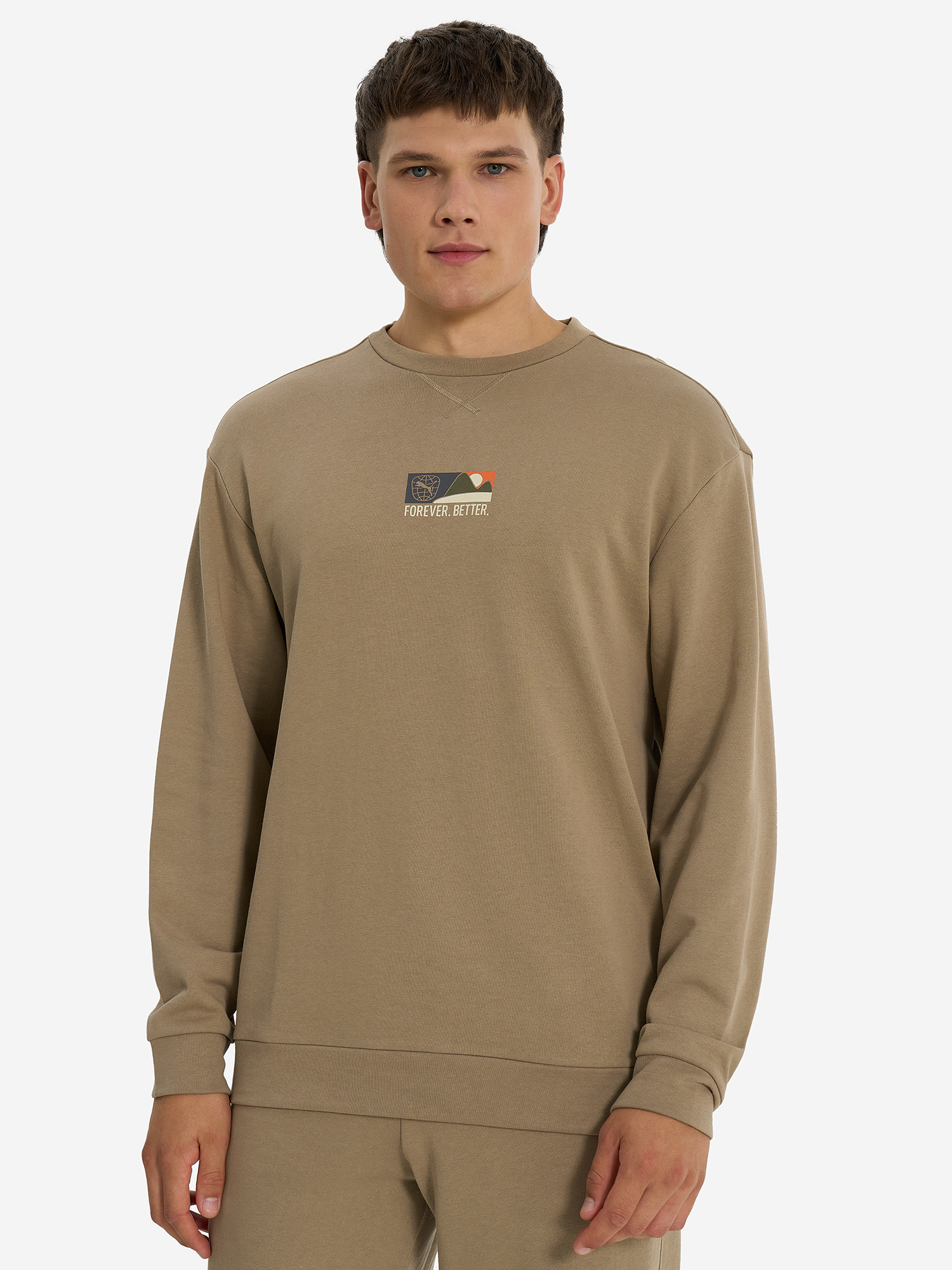 Свитшот мужской PUMA, Бежевый 2
