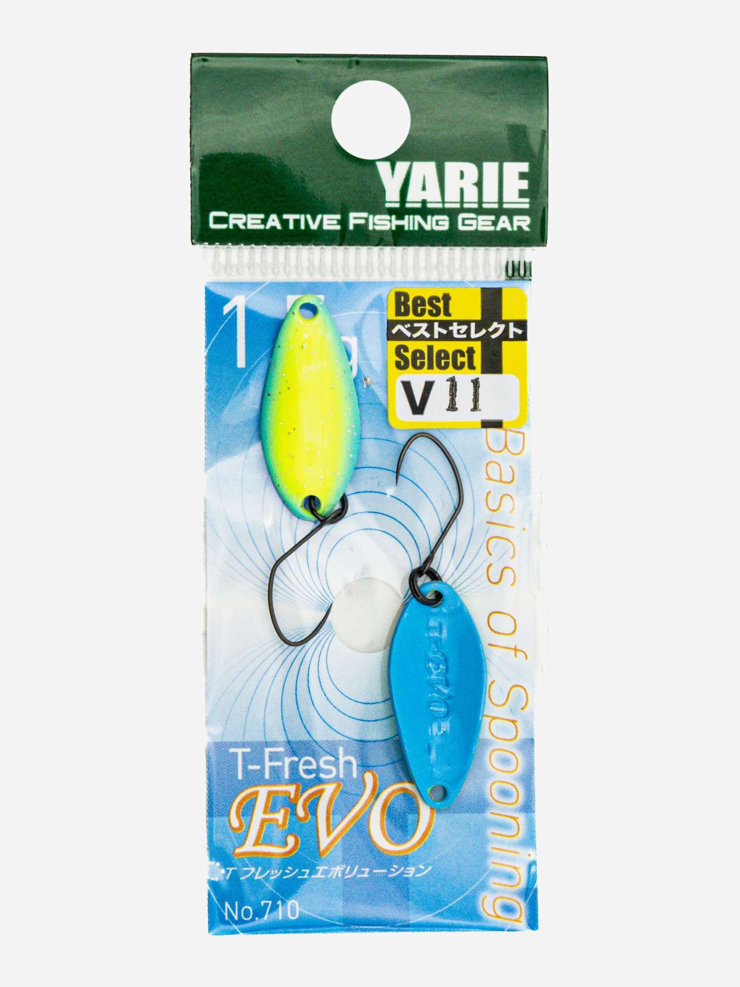 

Блесна Yarie №710 T-Fresh EVO, 1.8 гр, V11, Мультицвет