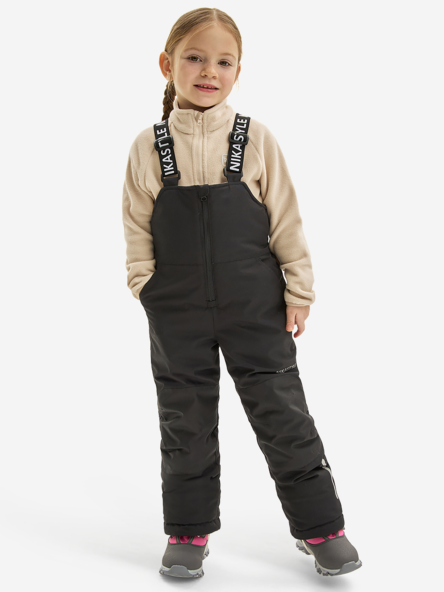 Изображение товара Полукомбинезон NIKASTYLE зимний для детей женский водонепроницаемый утепленный