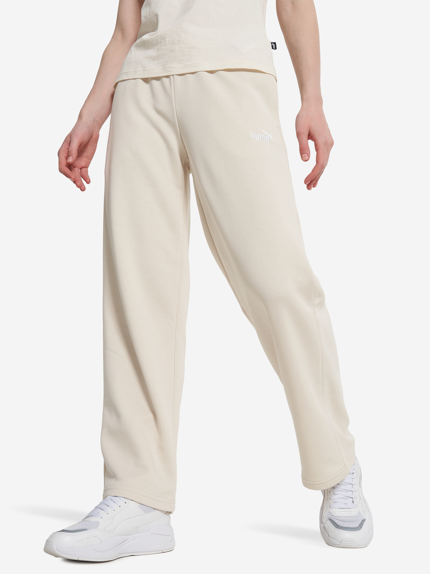 Брюки женские PUMA Ess Small No. 1 Logo, Бежевый