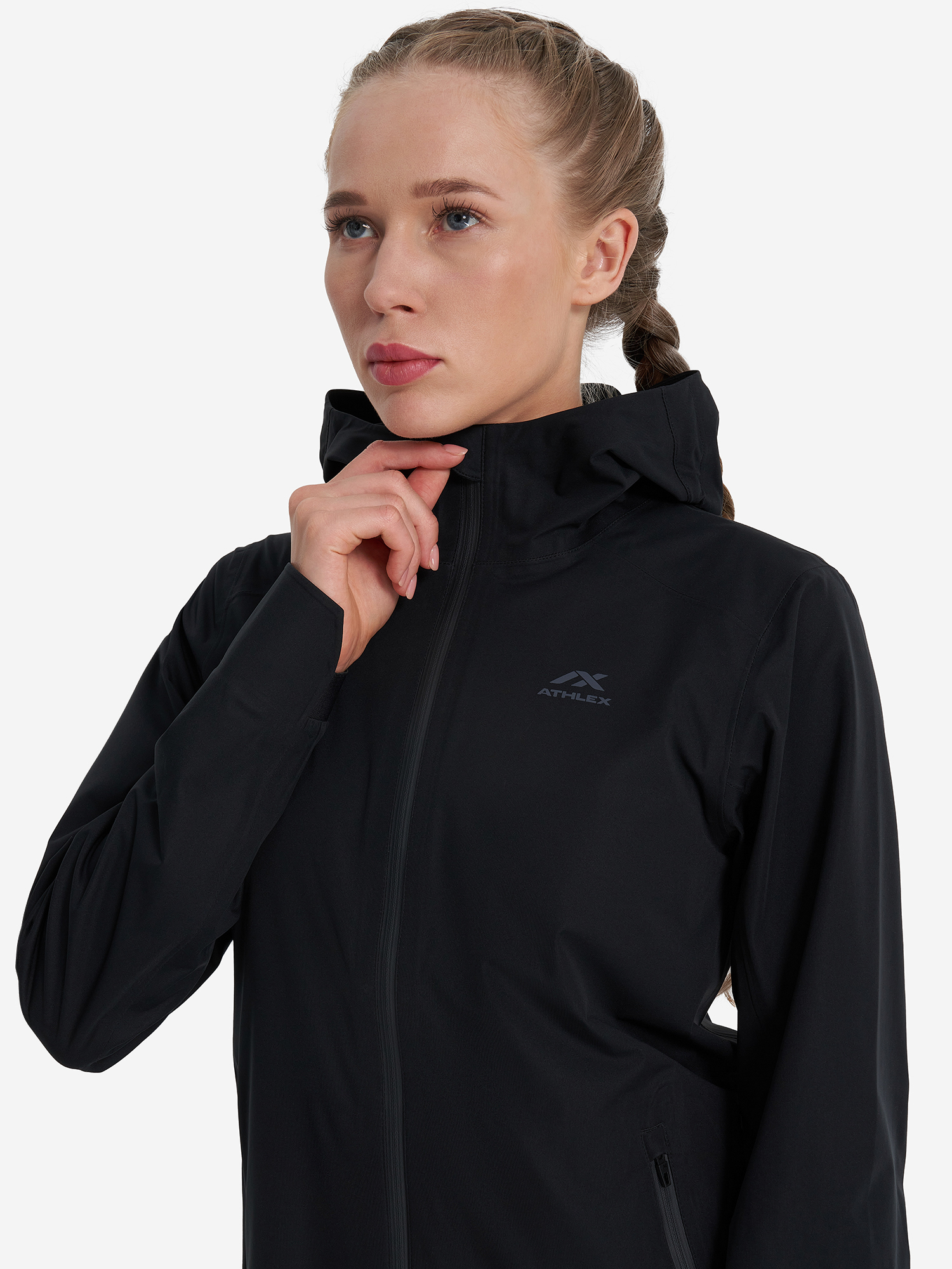 Куртка мембранная женская Athlex, Черный