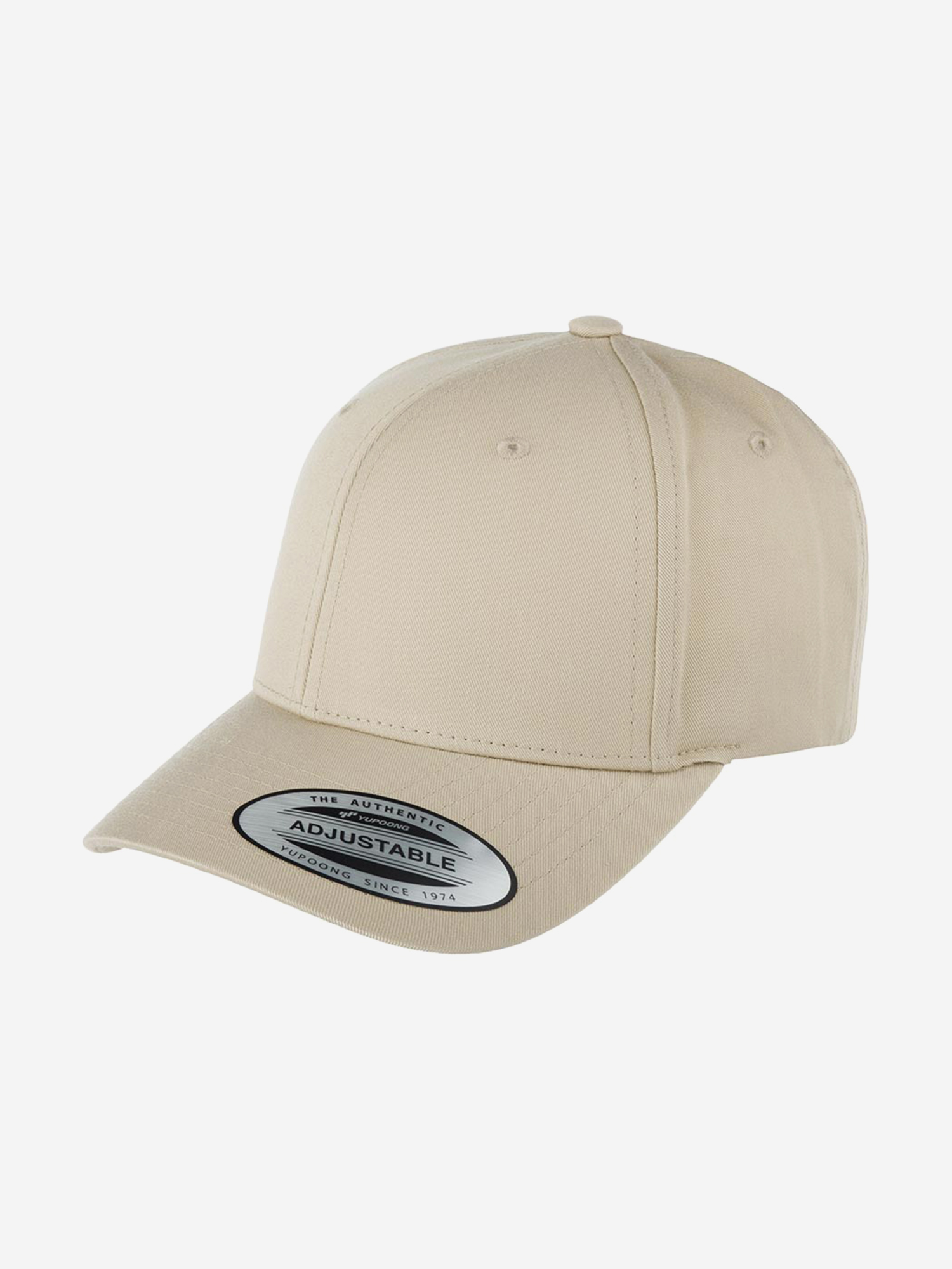 Изображение товара Бейсболка FLEXFIT 7706, бежевый, спортивный стиль, универсальная регулировка