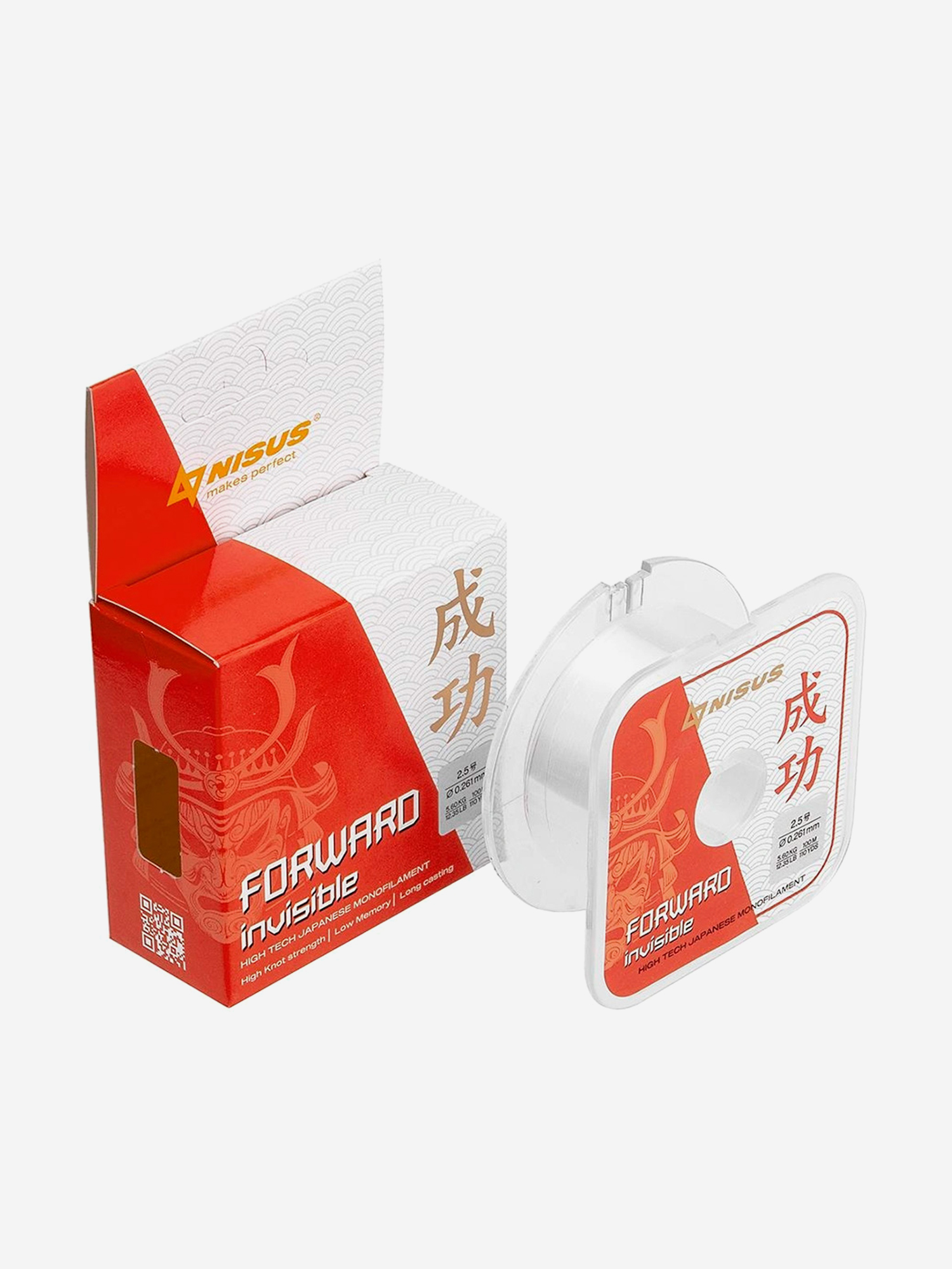 Изображение товара Леска Nisus FORWARD Invisible Nylon 0,261 мм Прозрачная, 100 м