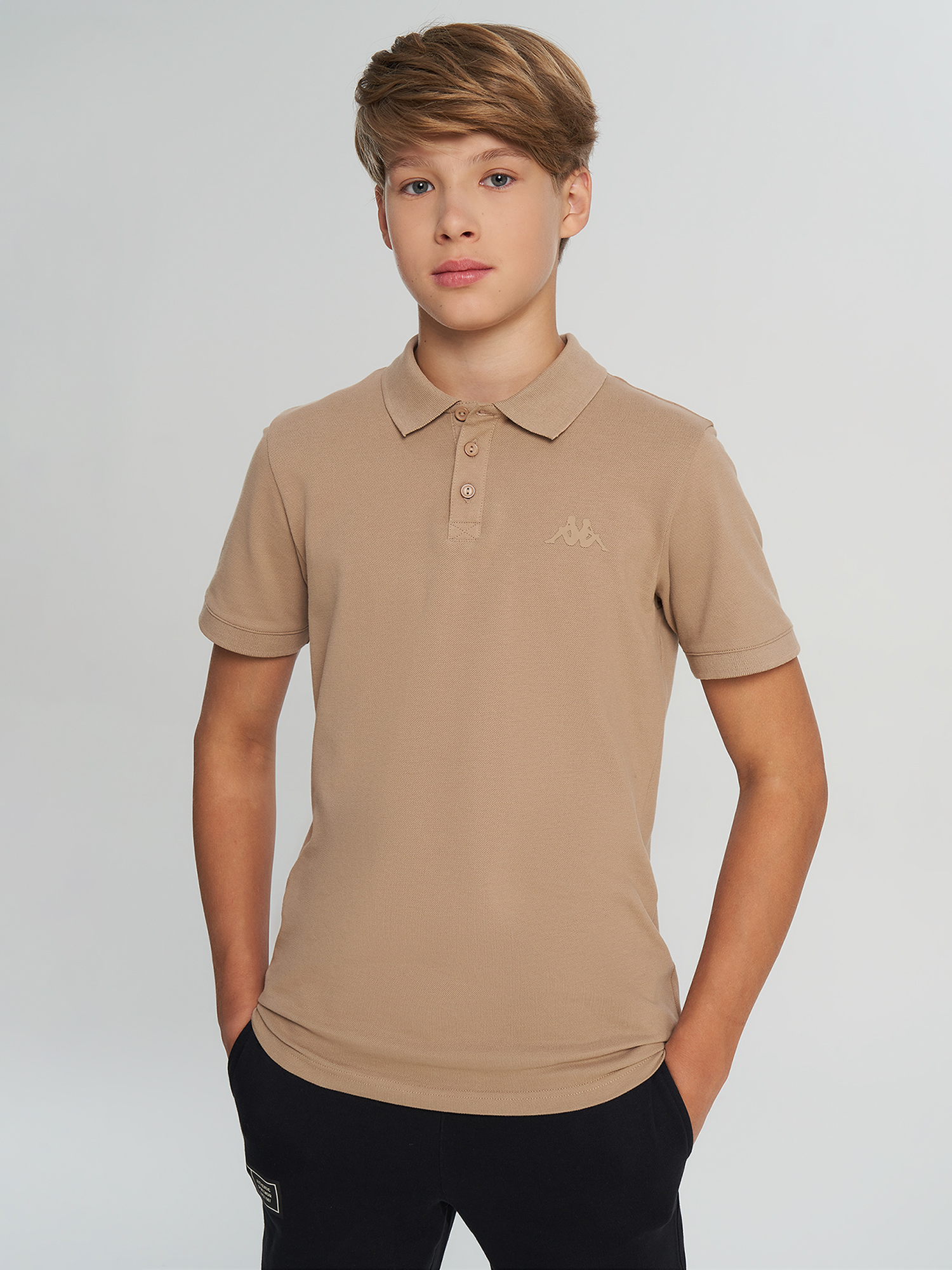 Поло Kappa для мальчиков, бежевый, арт. 140958KAP-T1