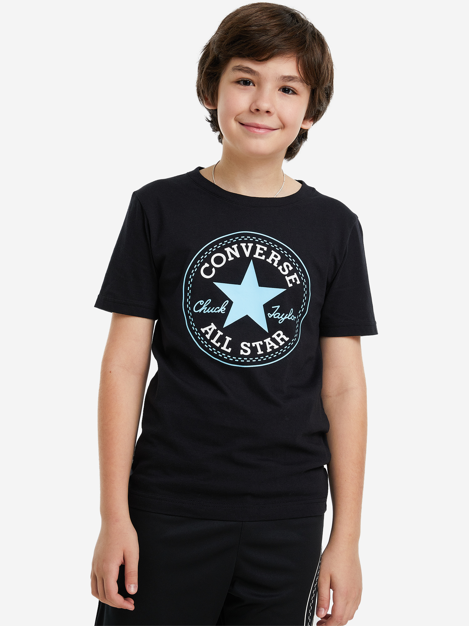 

Футболка для мальчиков Converse Core Chuck Patch, Черный