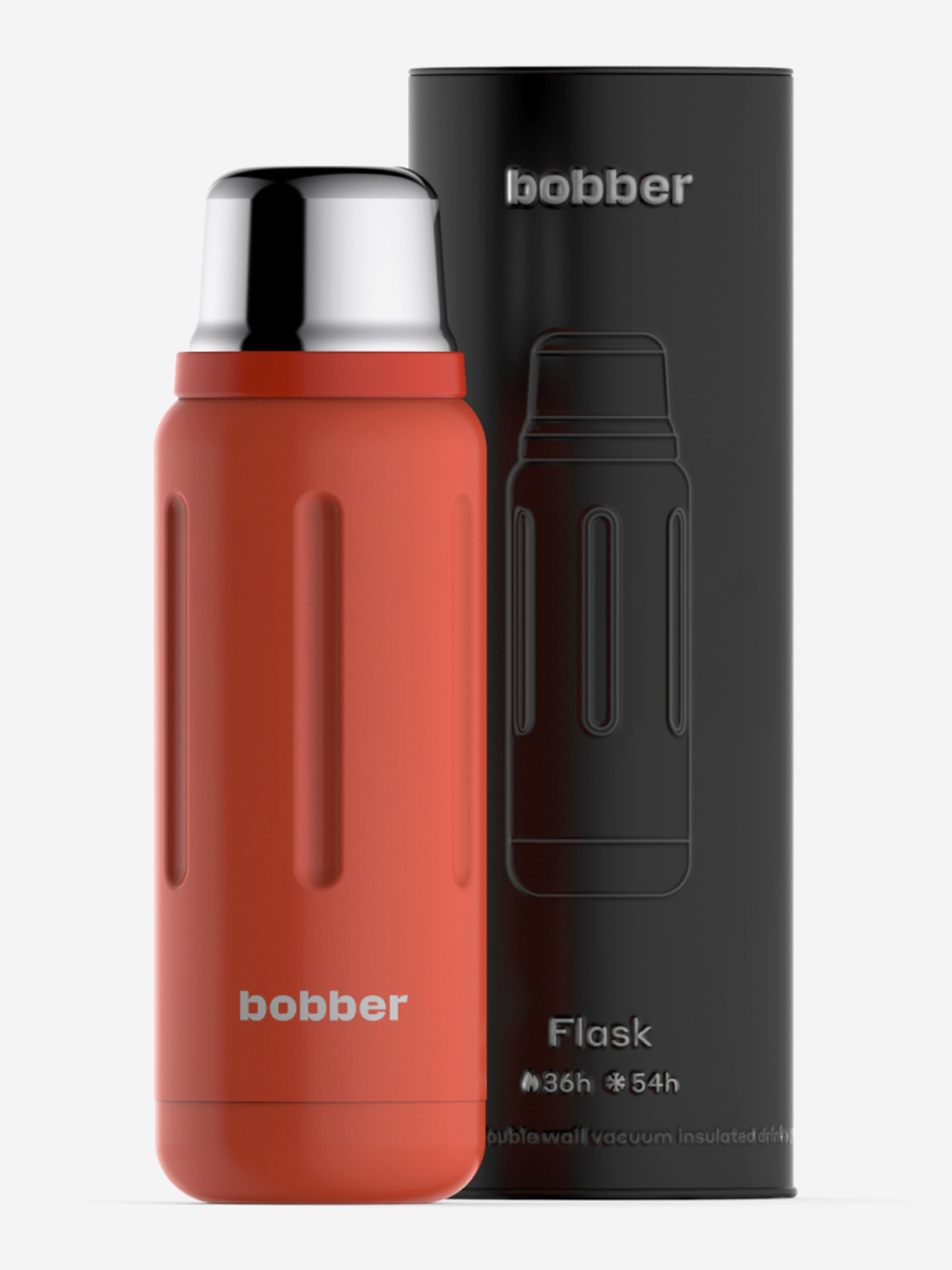 

Термос вакуумный для напитков BOBBER Flask 770 мл, тепло до 36 часов, красный, Красный