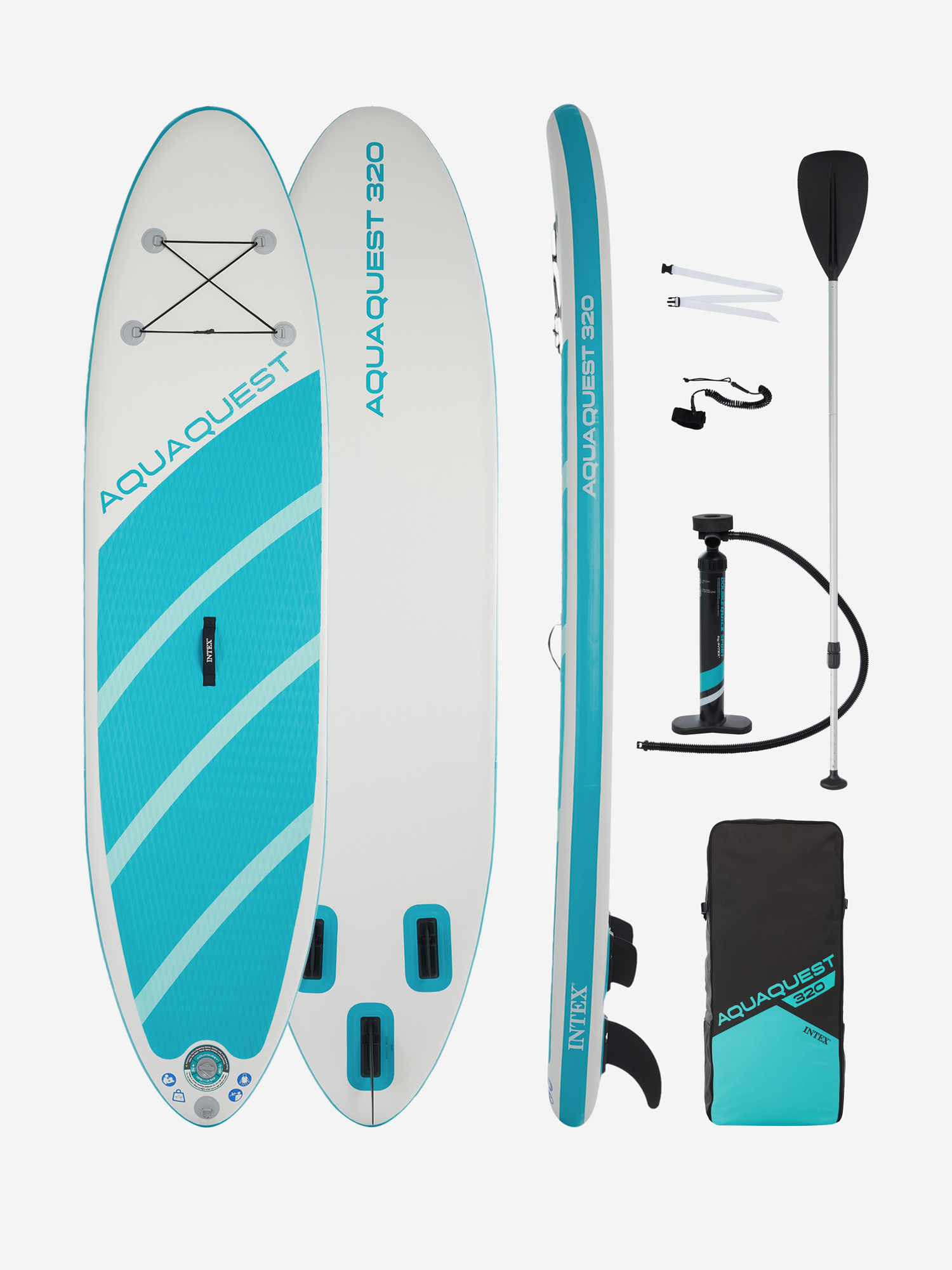 

SUP надувной Intex Aqua Quest 320, Мультицвет