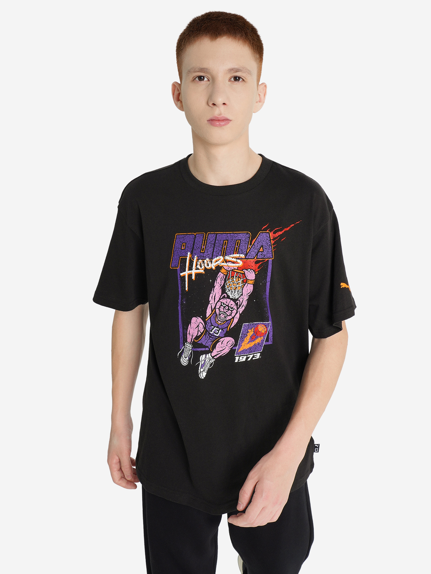 

Футболка для мальчиков PUMA Basketball Hoopstellations, Черный