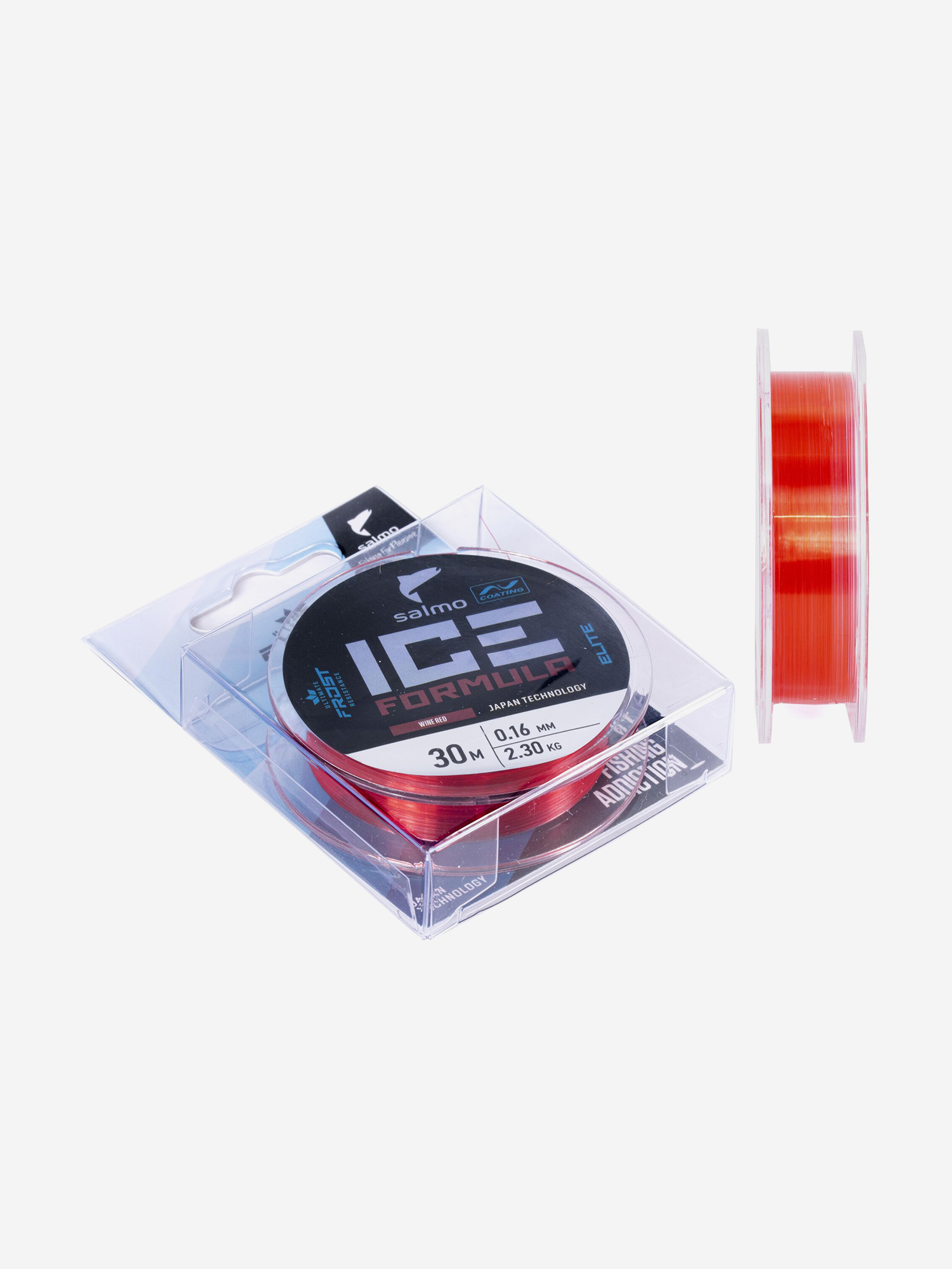 Изображение товара Леска для зимней рыбалки монофильная Salmo Elite ICE FORMULA 30 м, диаметр 0,16 мм, красная