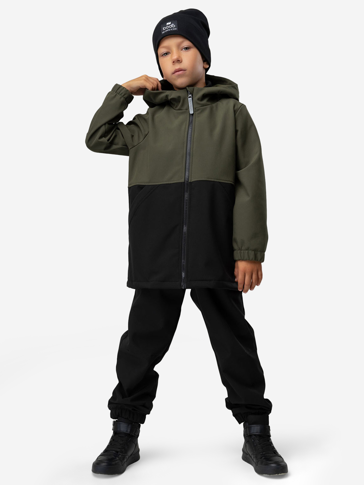 Изображение товара Костюм софтшелл bodo, Черный/хаки