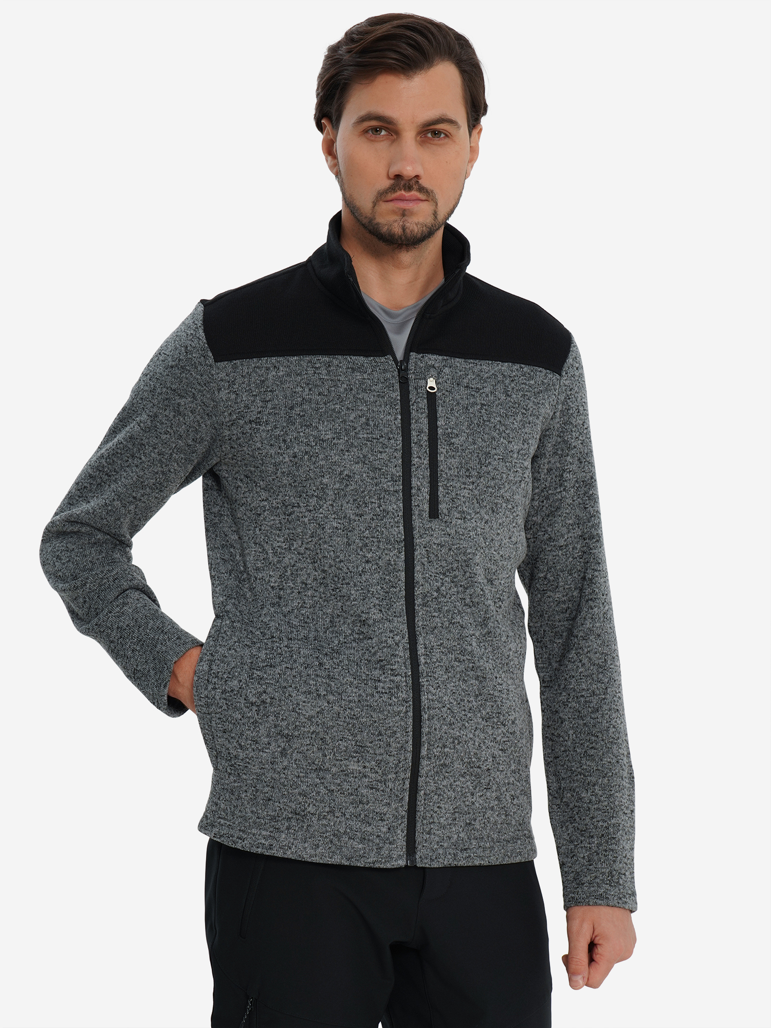 Изображение товара Мужская толстовка Outventure для активного отдыха серого цвета