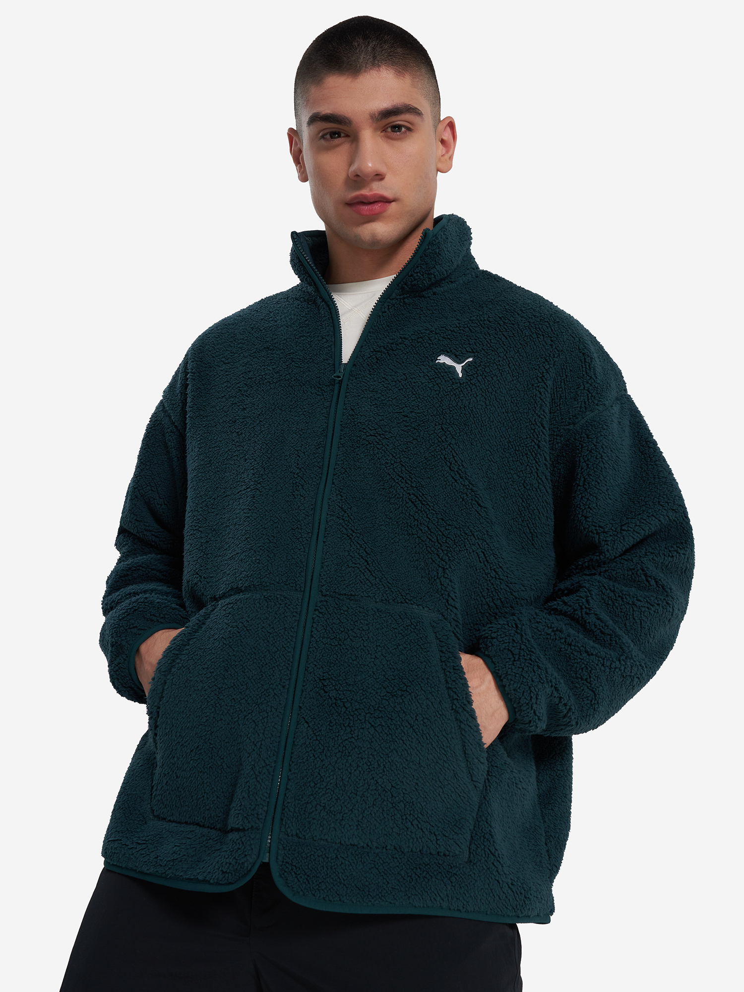 

Джемпер флисовый PUMA Ess Elevated, Зеленый