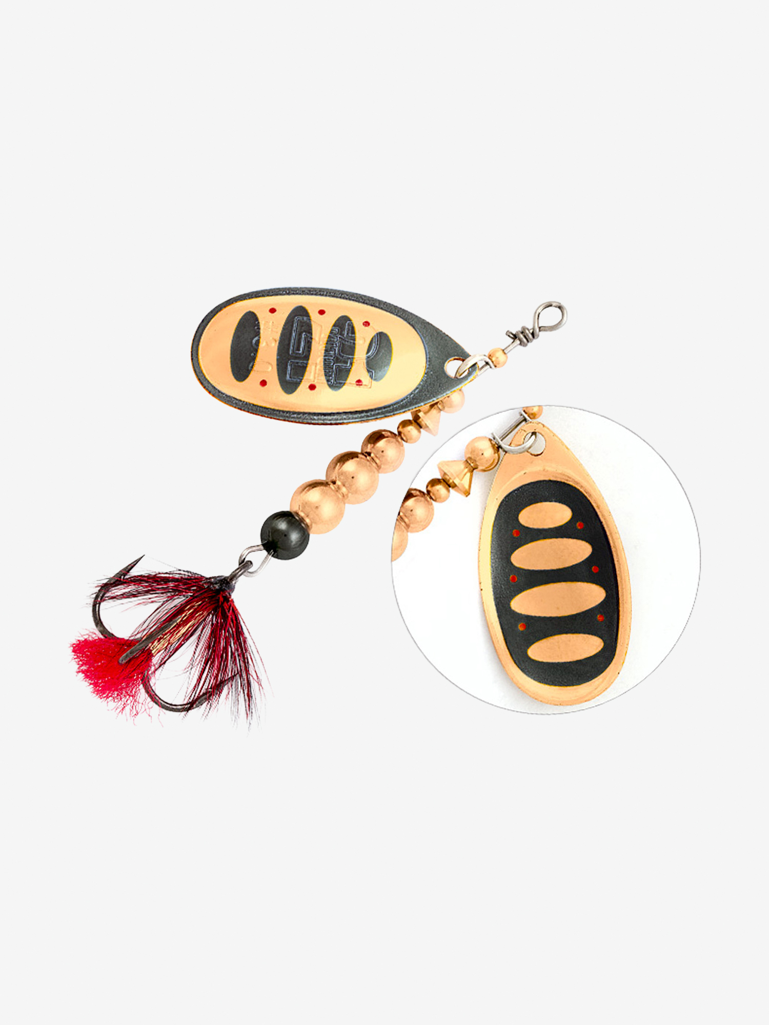 Изображение товара Блесна вращающаяся Pontoon21 BALL CONCEPT 3.5 для хищной рыбалки Черный медь