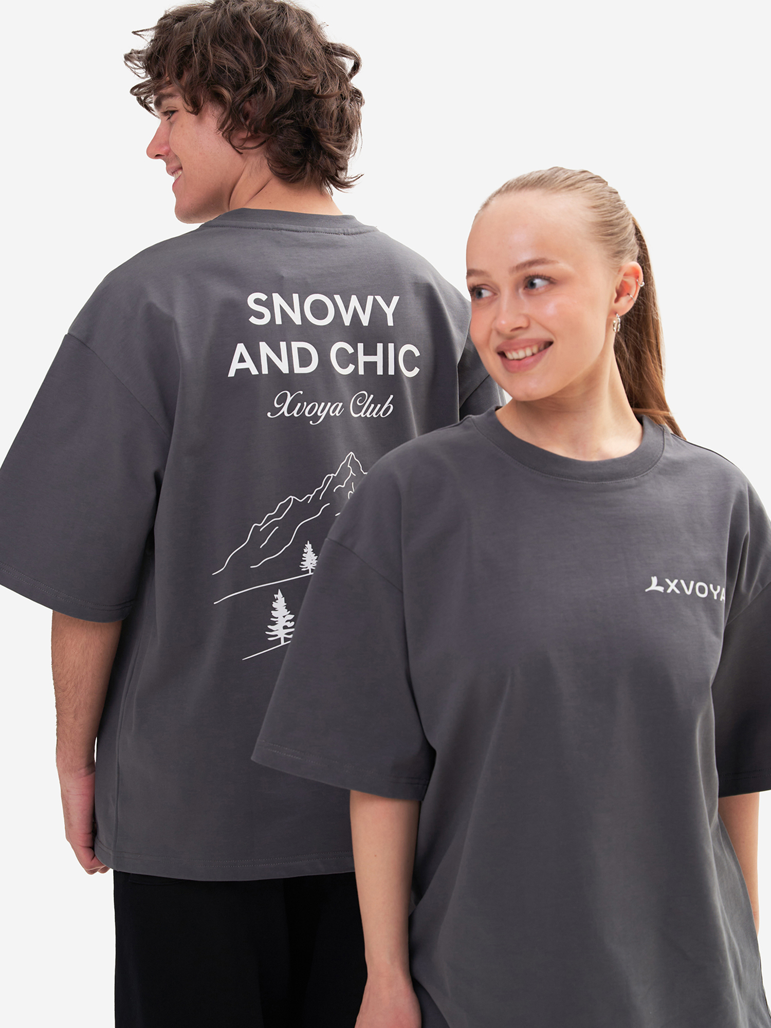 Изображение товара Футболка Snow Trip XVOYA темно-серая