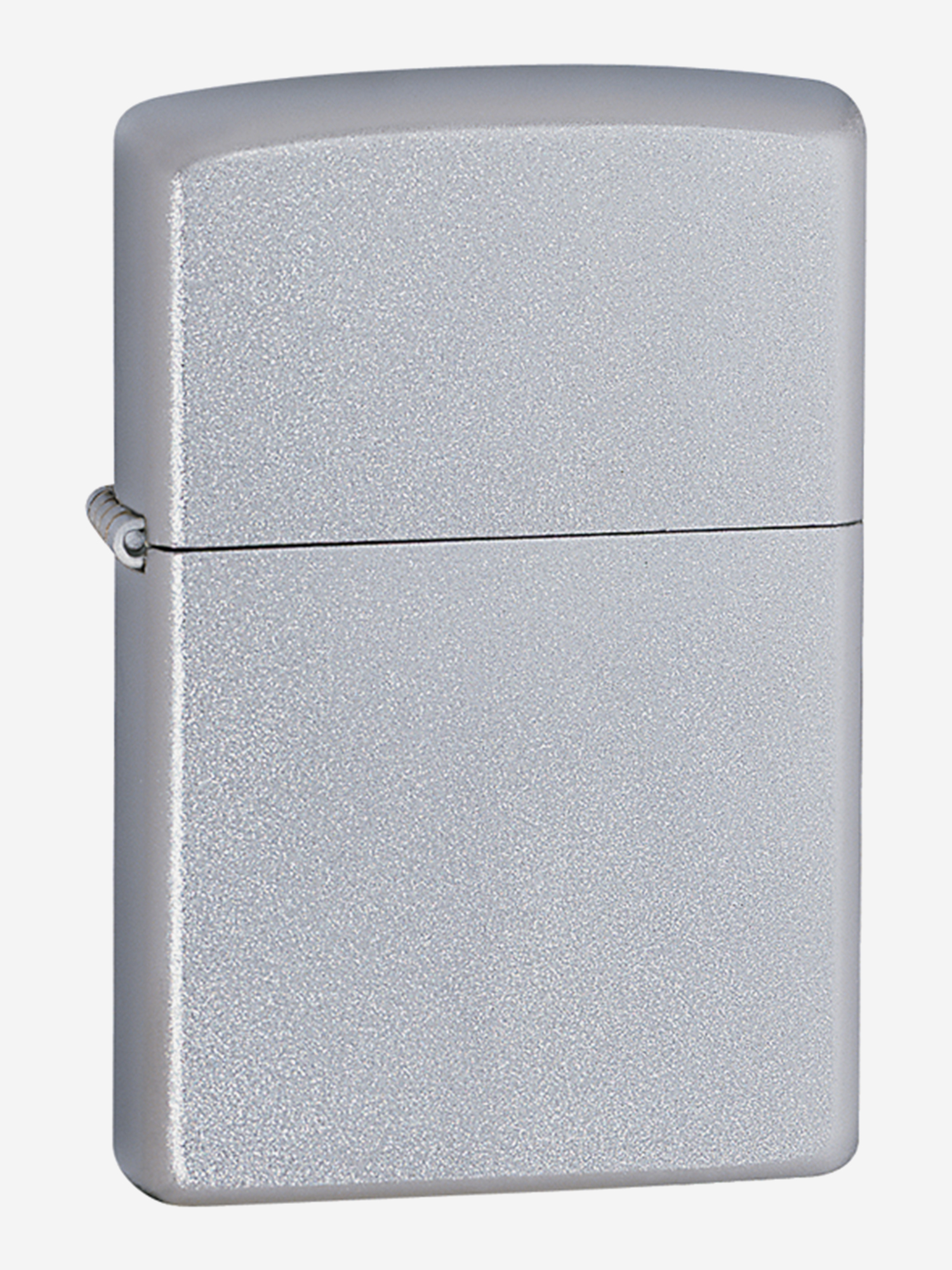 

Зажигалка Zippo 205 Classic Satin Chrome, серебристая матовая, Серебряный