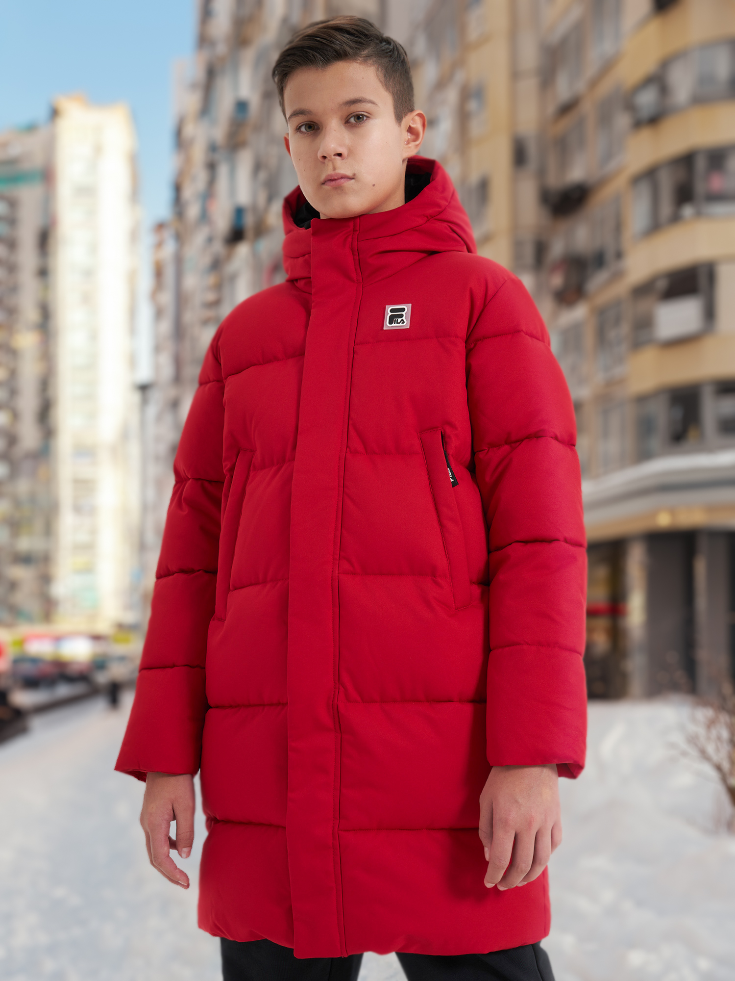 

Пуховик для мальчиков FILA, Красный