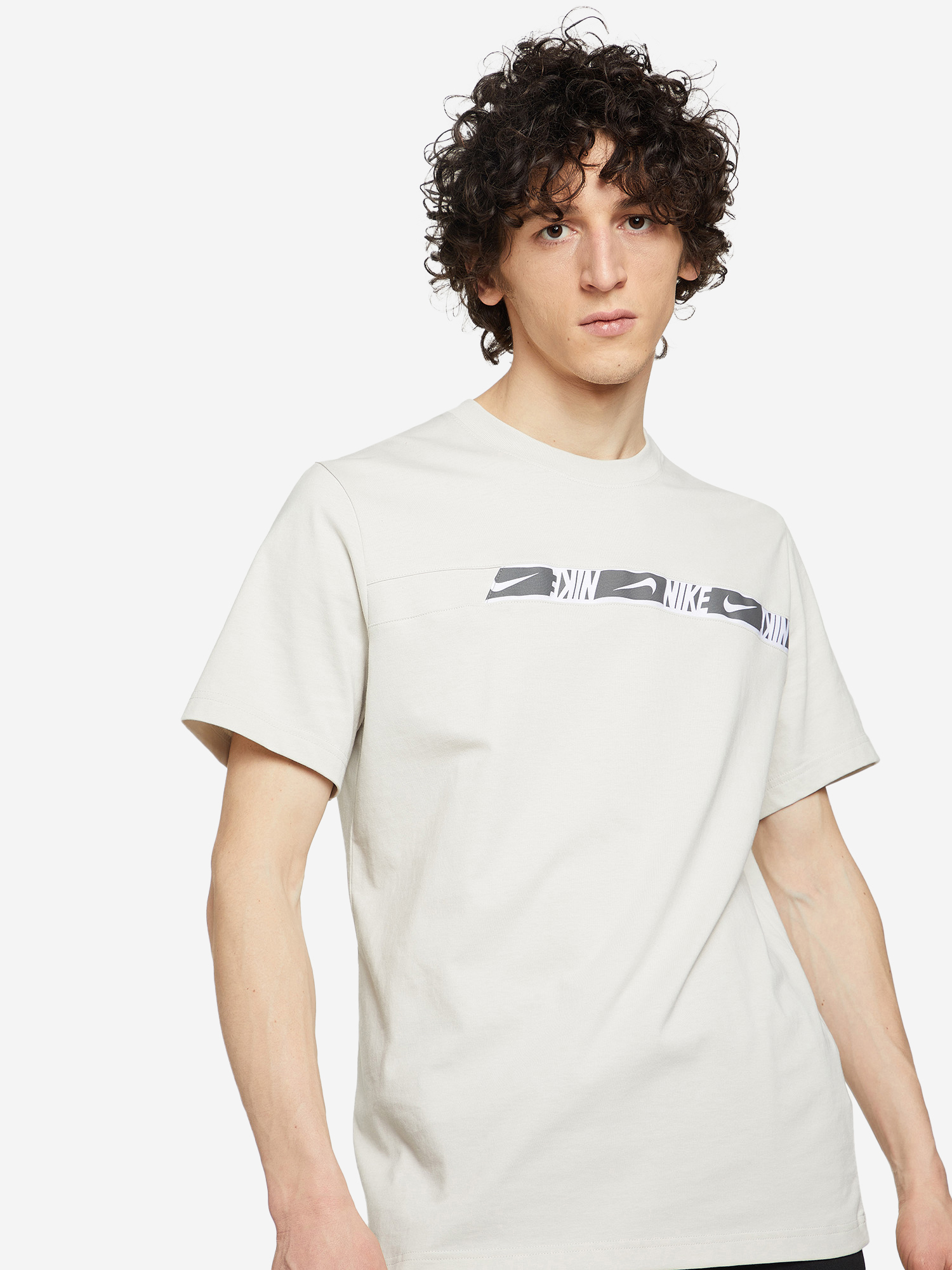 

Футболка мужская Nike Swoosh, Бежевый