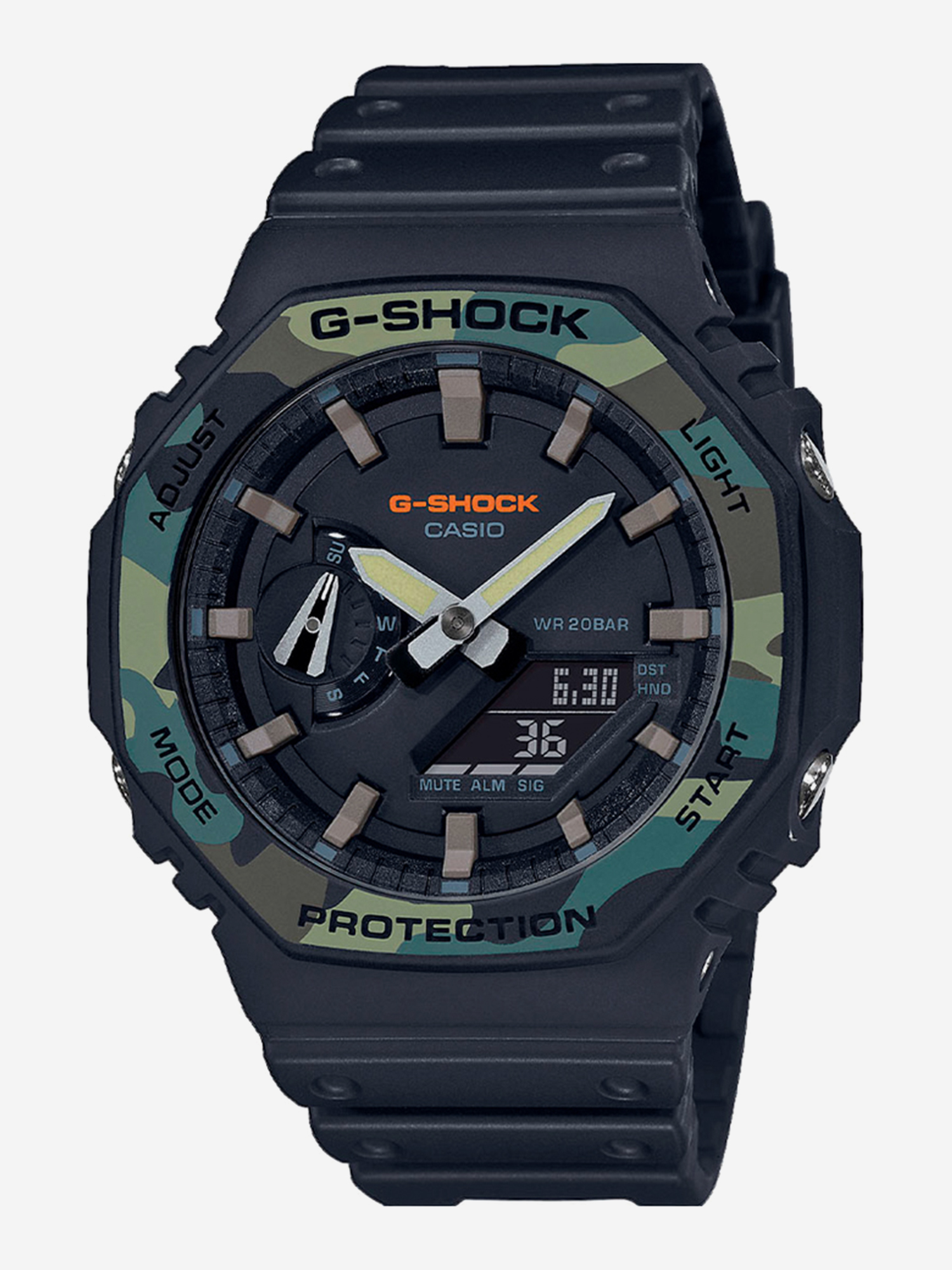 

Спортивные часы CASIO GA-2100SU-1A, Черный